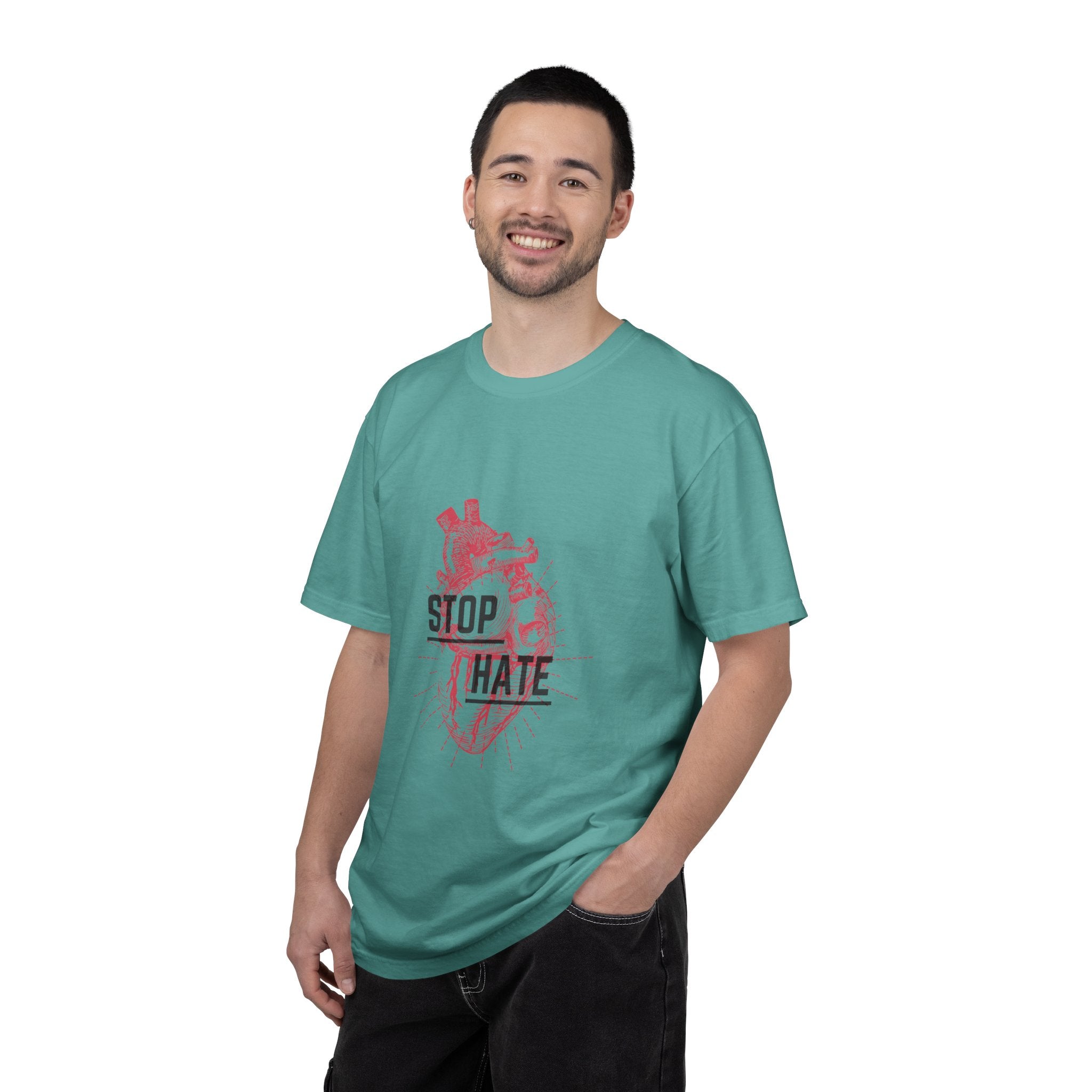 Stop Hate Heart T-Shirt — Anti-Hate Graphic Tee