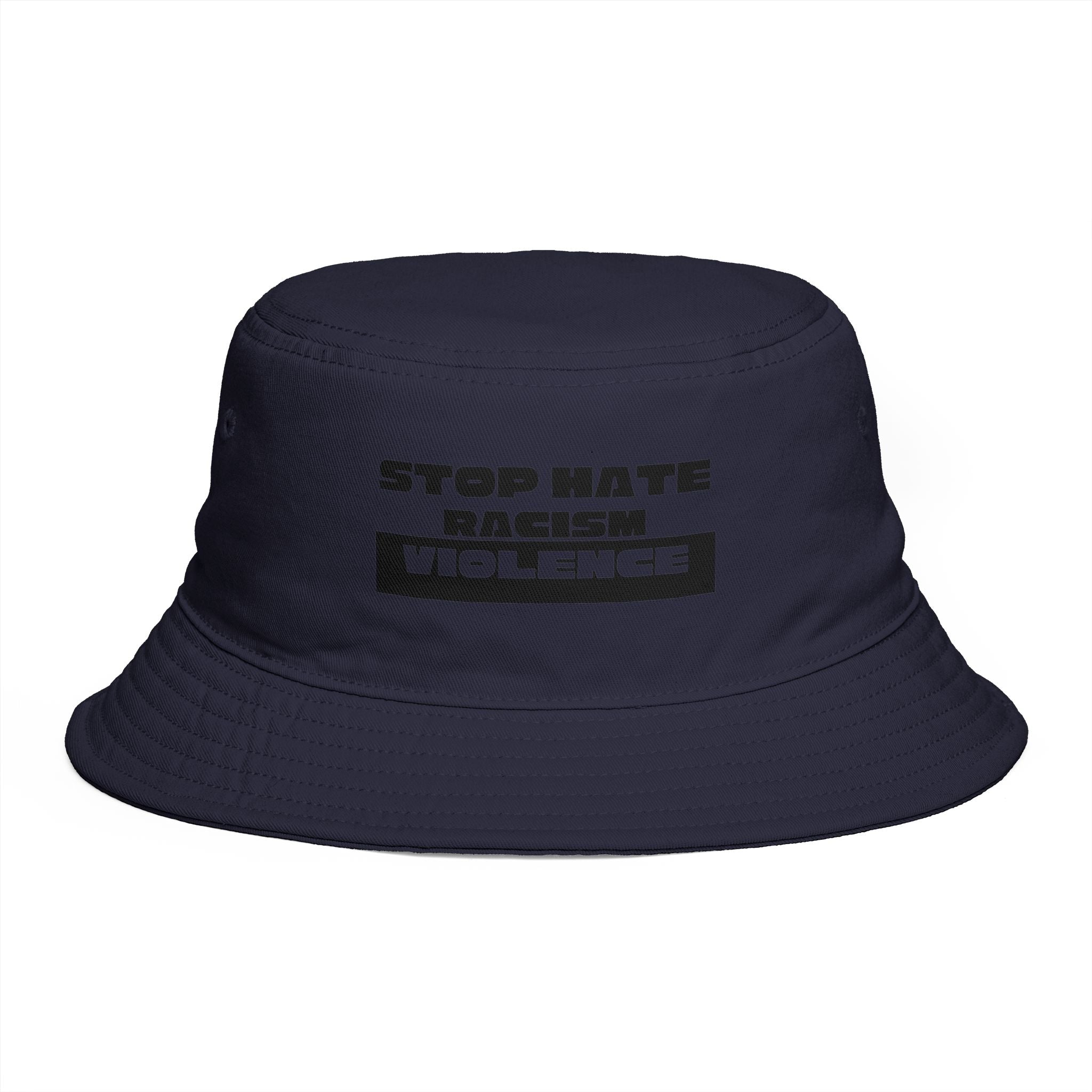 Bucket Hat - "Stop Hate Racism Violence" Anti-Racism Statement Hat