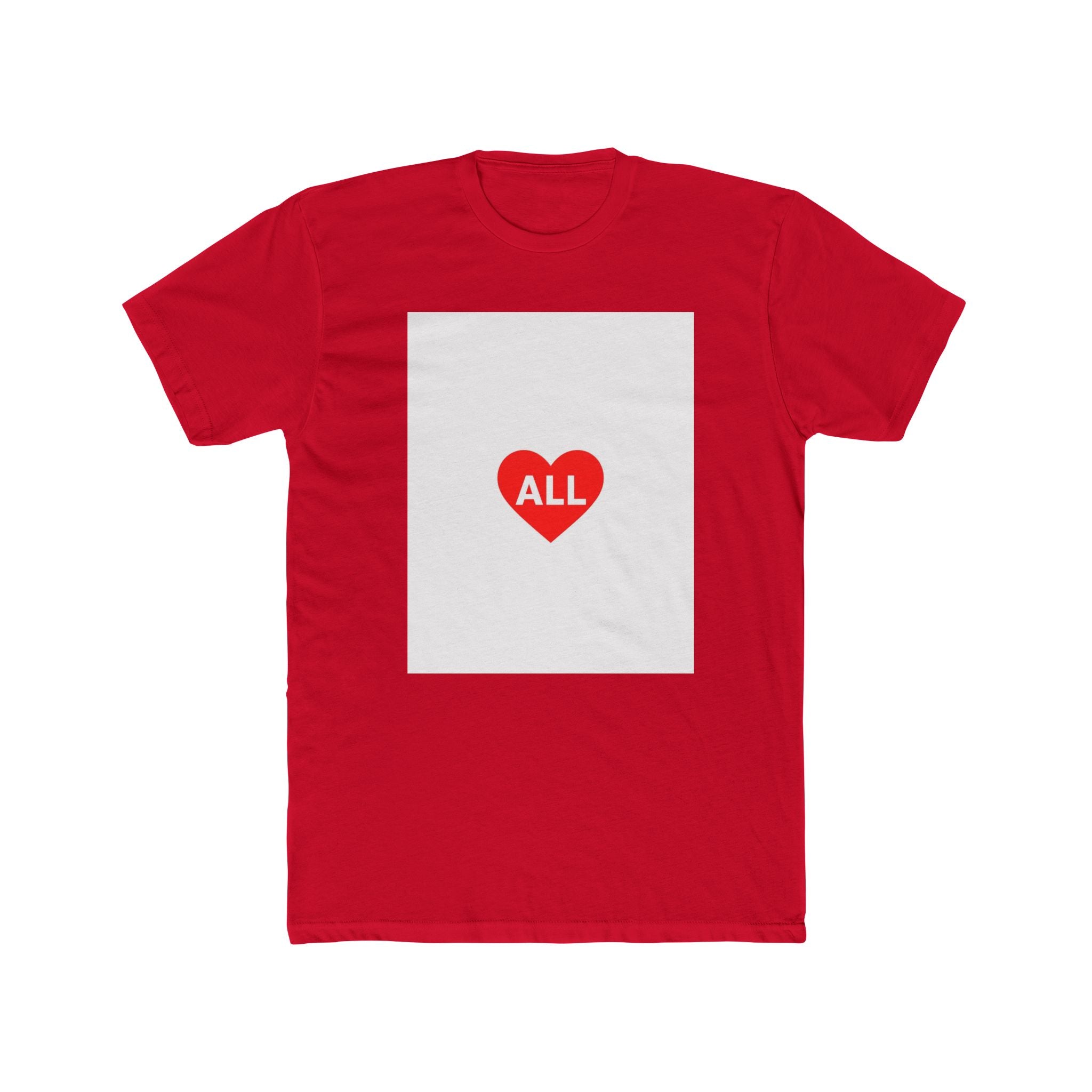 All Heart Tee — 'No Hate' Graphic Cotton T-Shirt