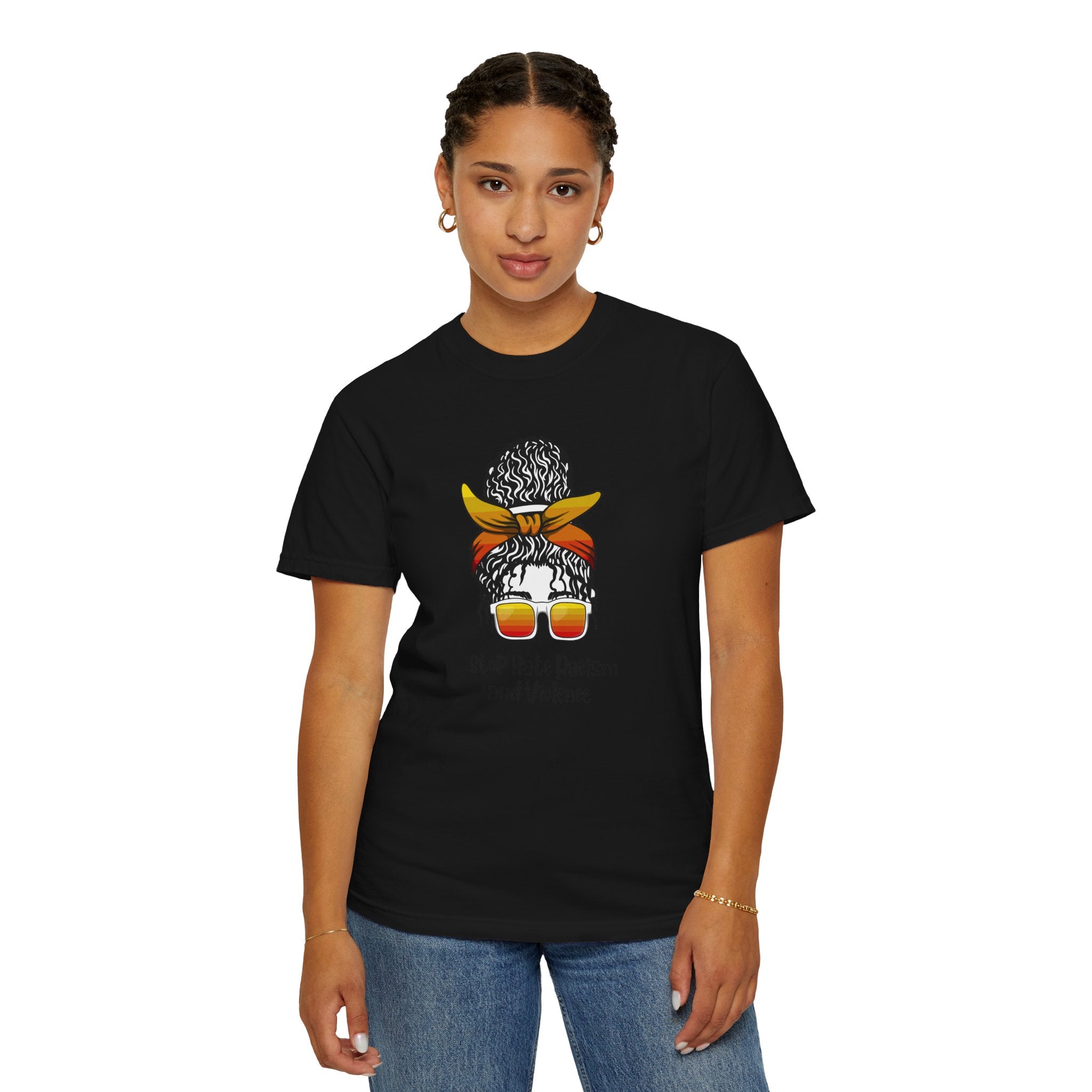 Stop Hate Racism and Violence T-Shirt — Empowering Anti-Racism Graphic Tee