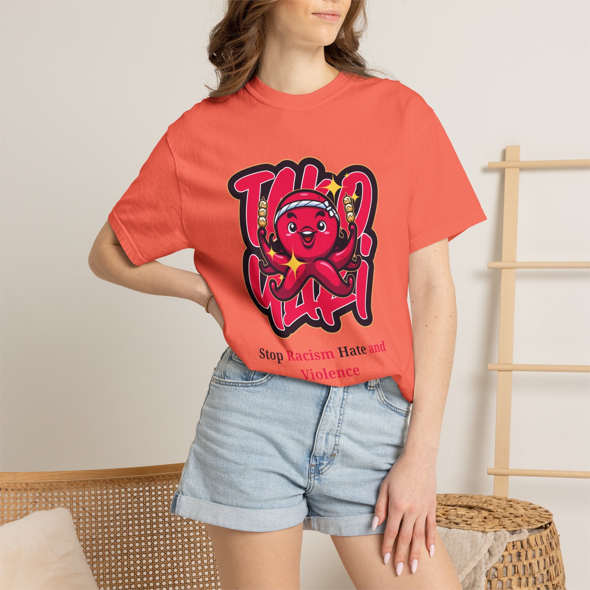 Stop Racism Octopus T-Shirt — Anti-Racism Message Tee
