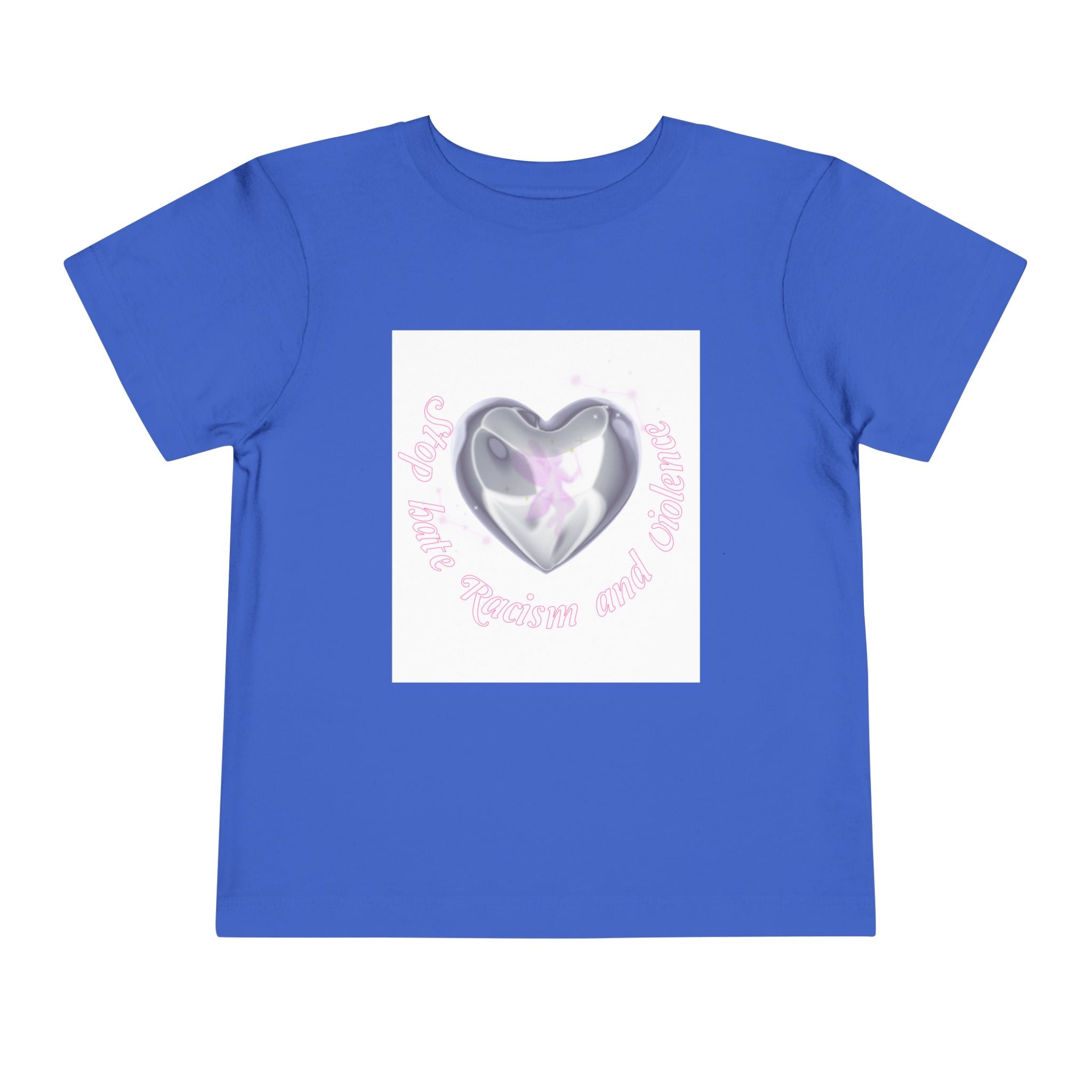 Toddler Tee — Cute Heart Unicorn "So Little, So Fierce and Magical"