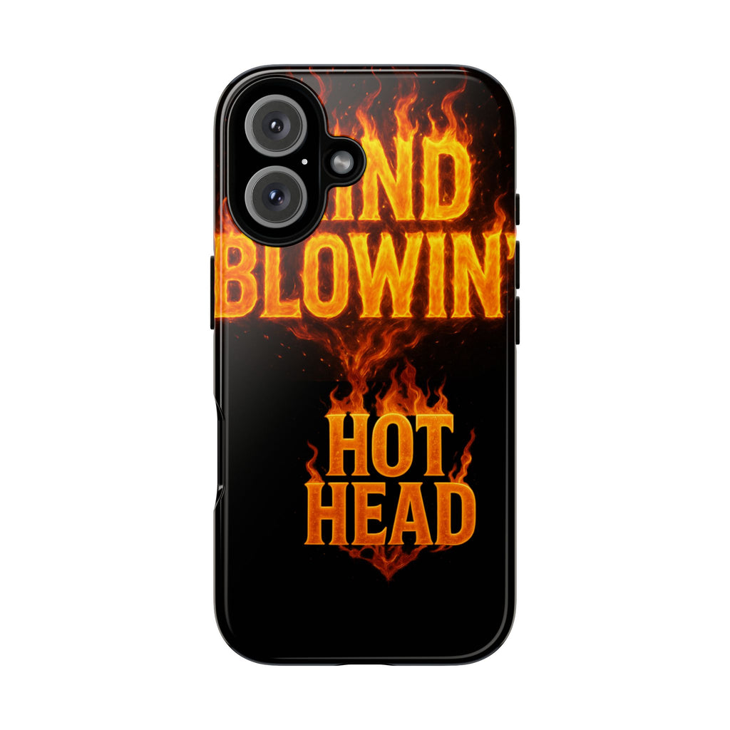 Blowin' Hot Head Phone Case – Fiery Graphic Protective Cover