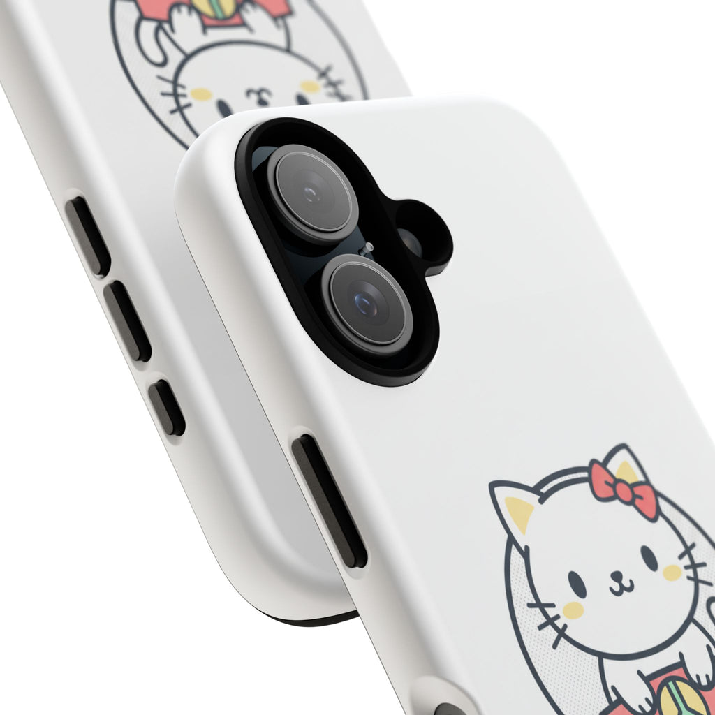 Phone Case — Cute Peace Cat "Stop Hate, Racism and Violence" Anti-Violence Protective Cover