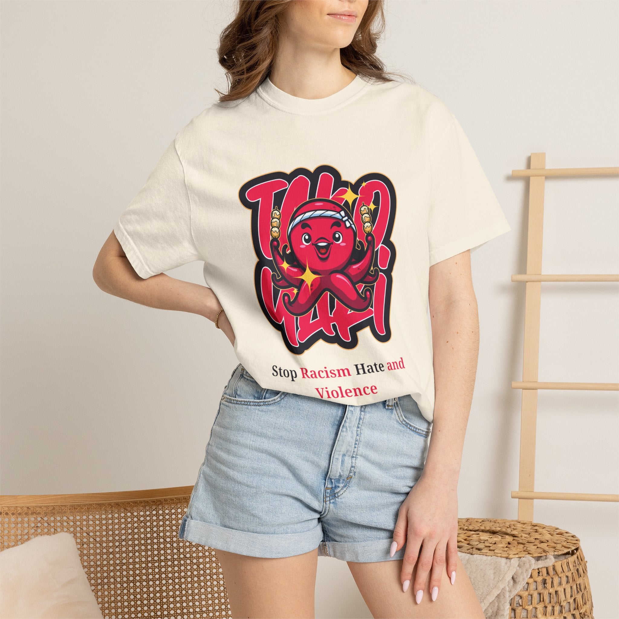 Stop Racism Octopus T-Shirt — Anti-Racism Message Tee