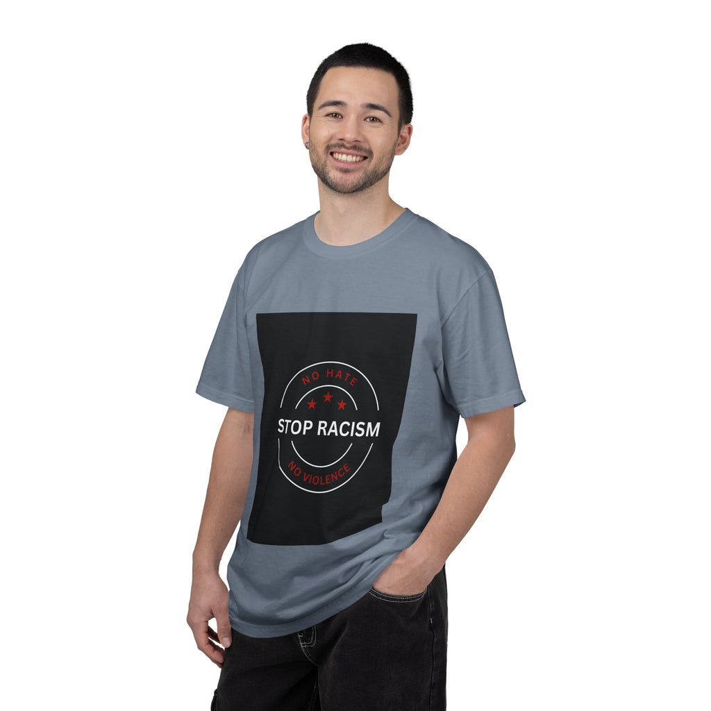 Stop Racism T-Shirt — 'No Hate No Violence' Social Justice Tee