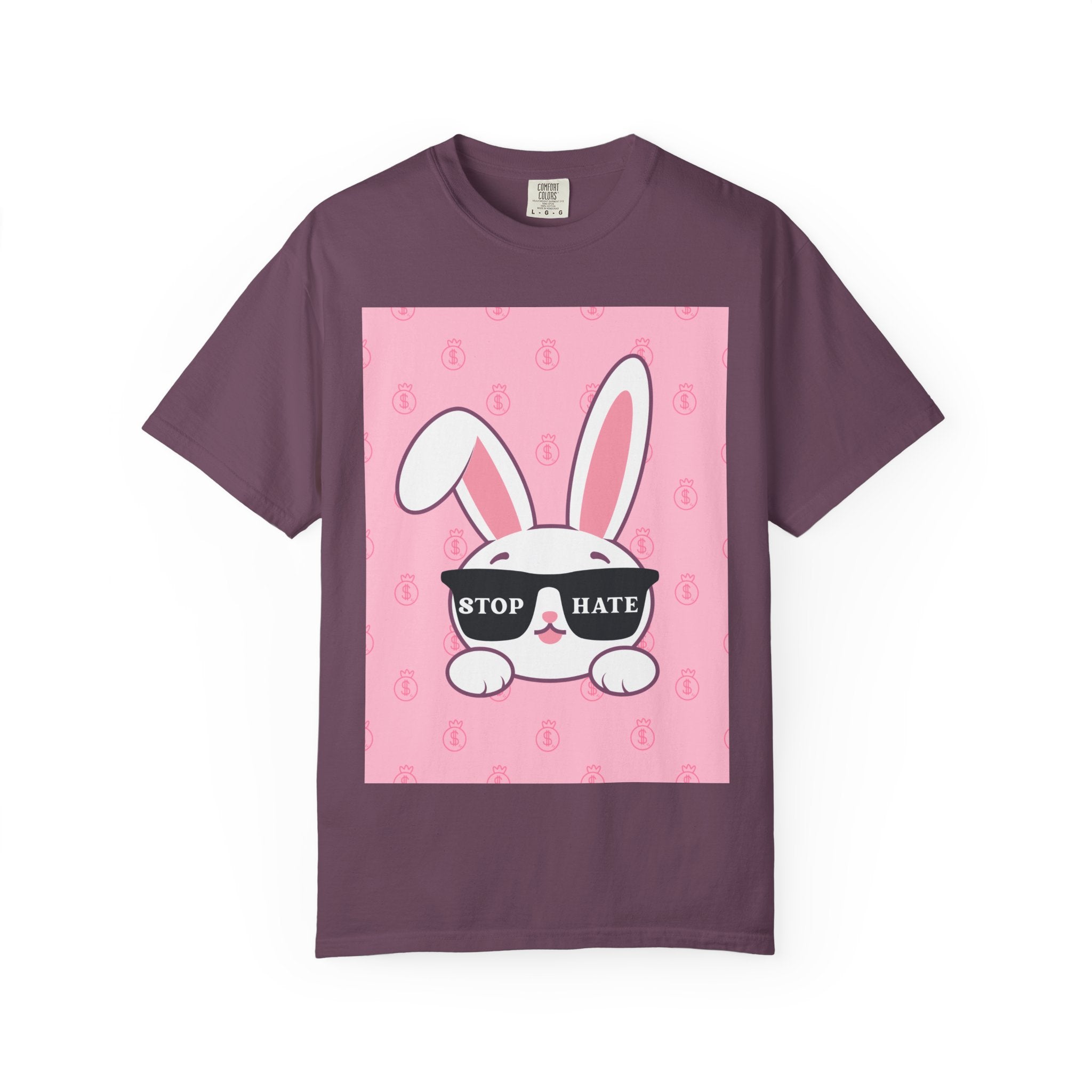 Bunny 'STOP HATE' Graphic T-Shirt