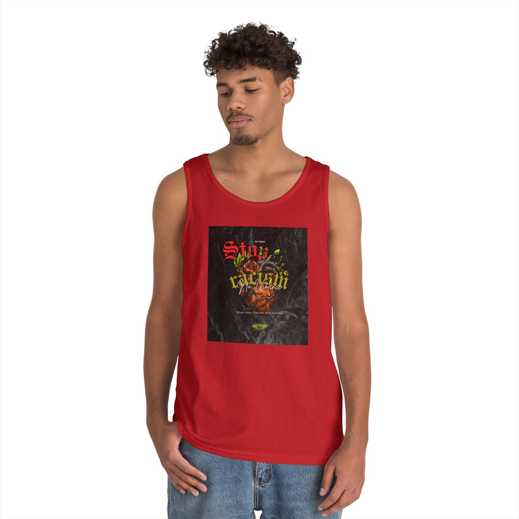 Skull & Crown Graphic Tank Top — Vintage Gothic Streetwear