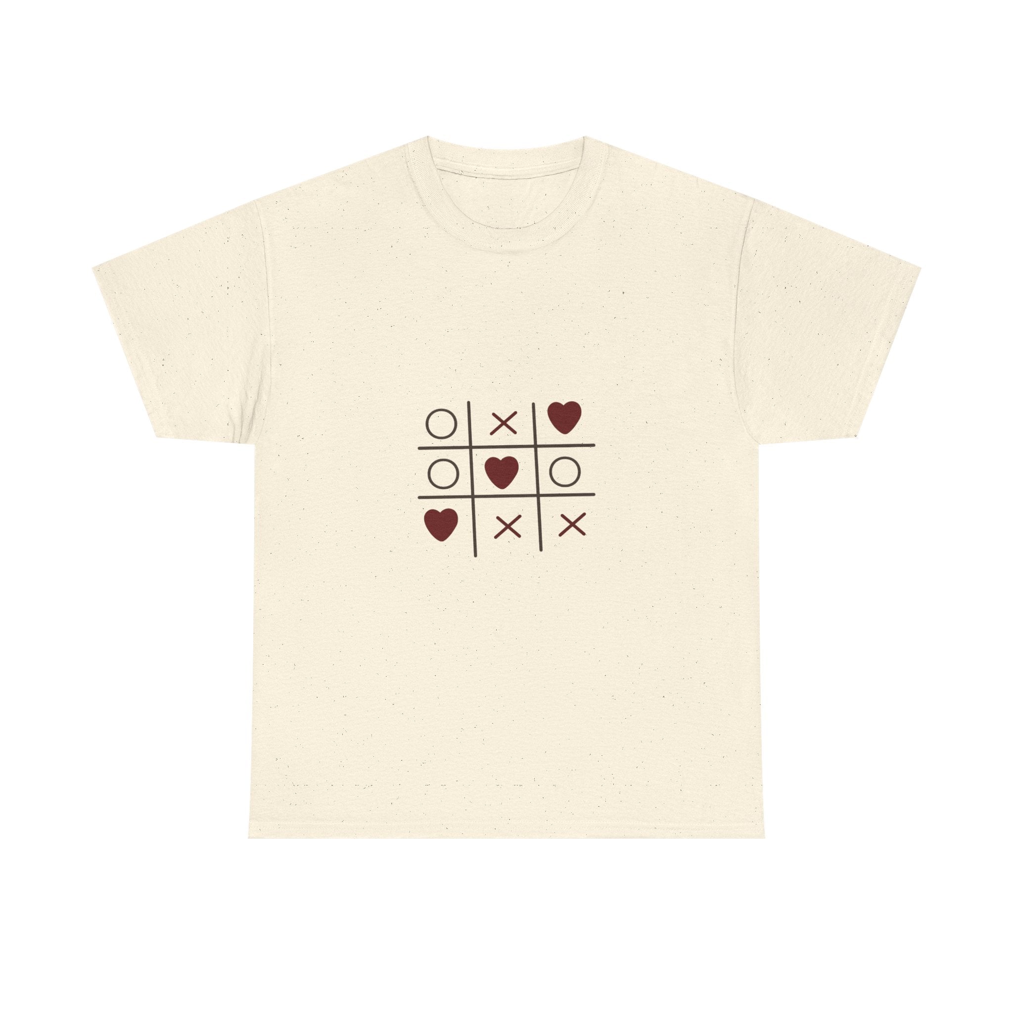 Tic Tac Toe Hearts T-Shirt — Cute Valentine’s Day Graphic Tee