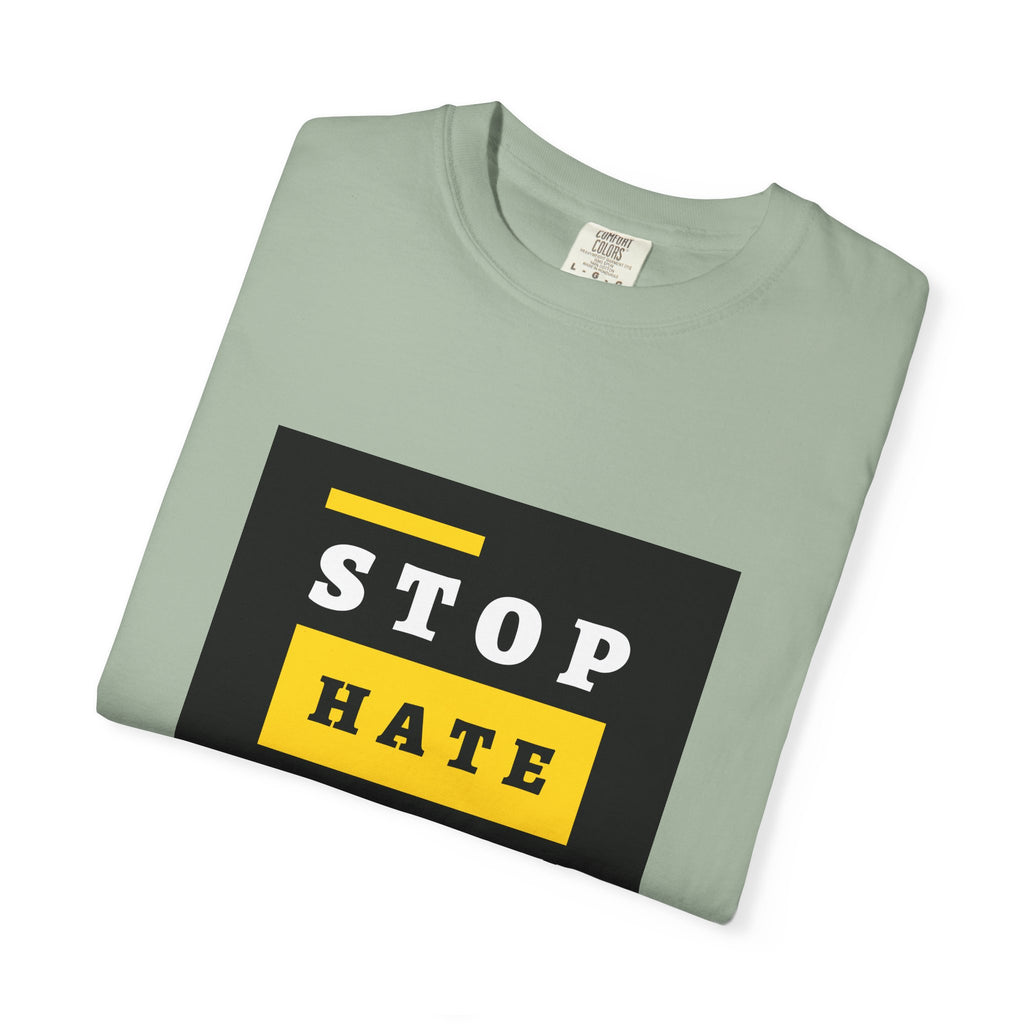 Stop Hate Racism Violence T-Shirt — Anti-Racism Message Tee
