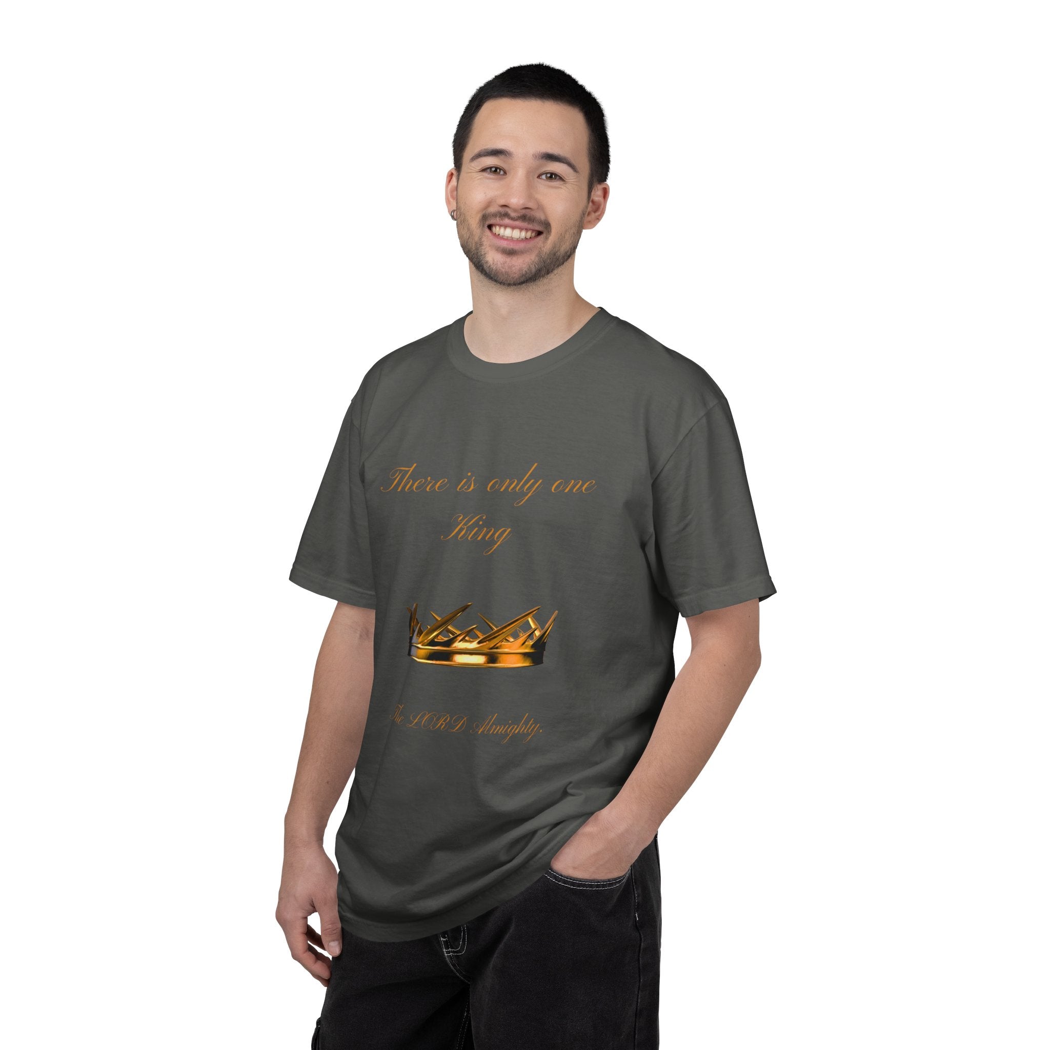 King Crown Graphic T-Shirt — "There is only one King" Casual Streetwear