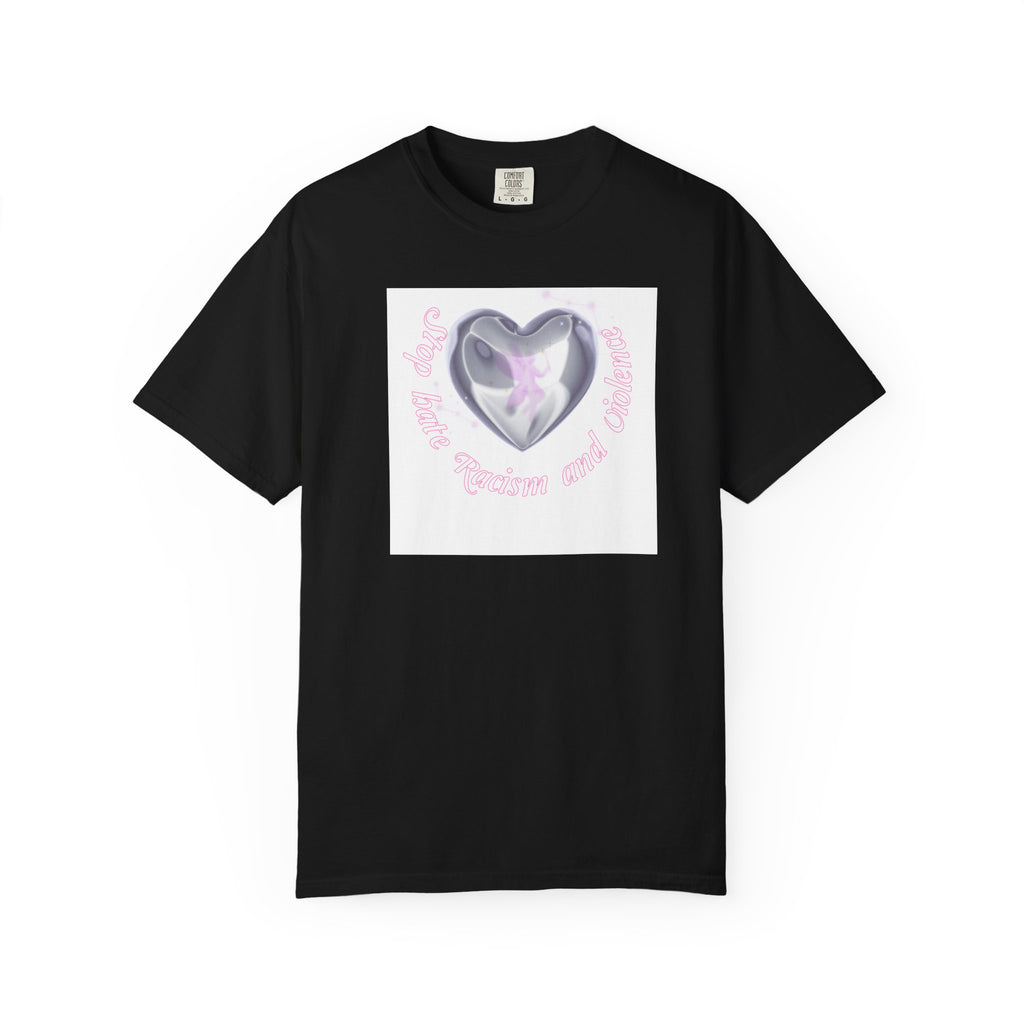 Heart Butterfly Tee — "Love, Hope, Passion and Patience" Graphic T-Shirt
