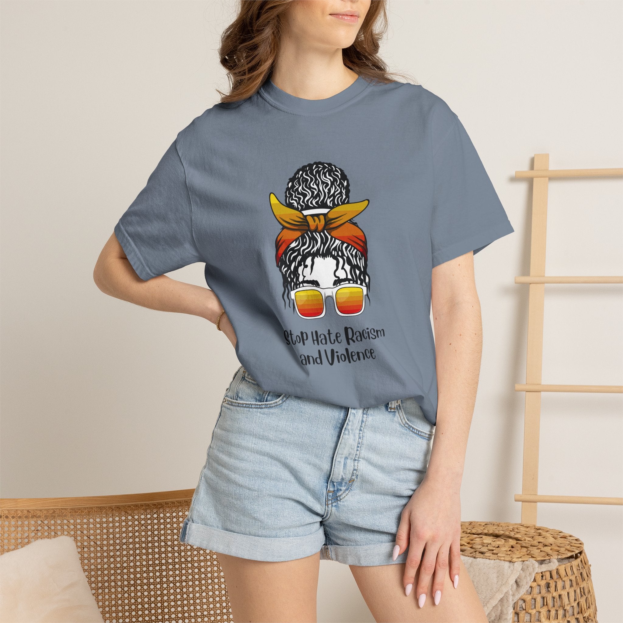 Stop Hate Racism and Violence T-Shirt — Empowering Anti-Racism Graphic Tee
