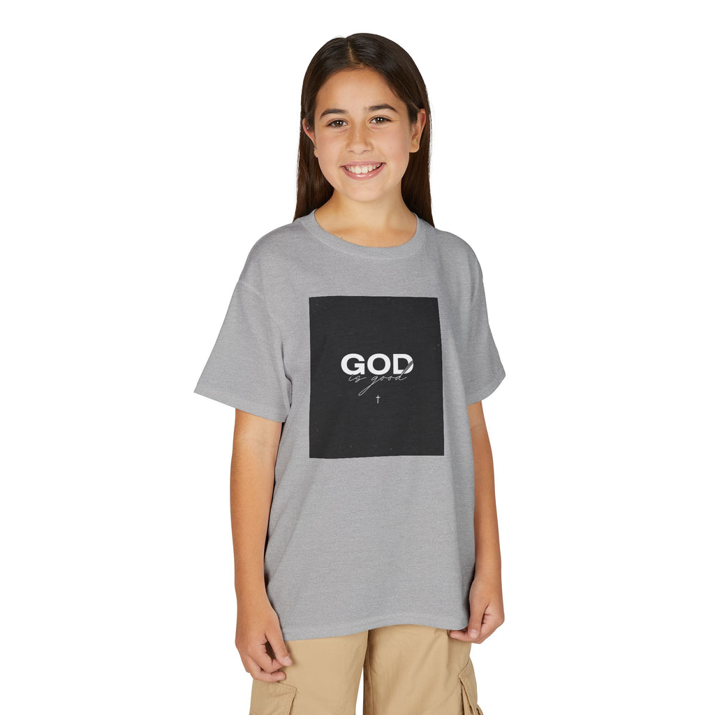 Youth T-Shirt — "GOD" Script Logo Graphic Tee