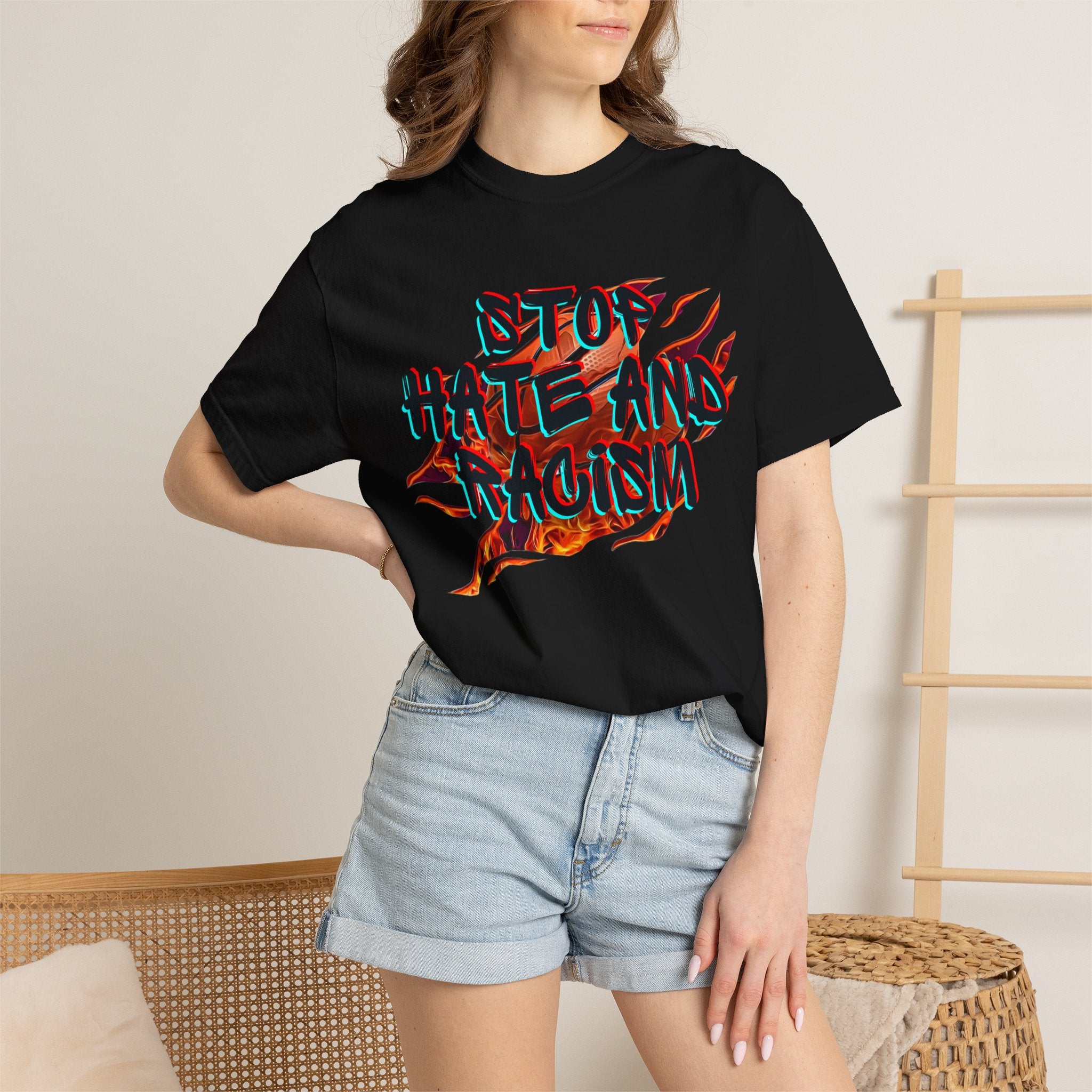 Stop Hate and Racism T-Shirt