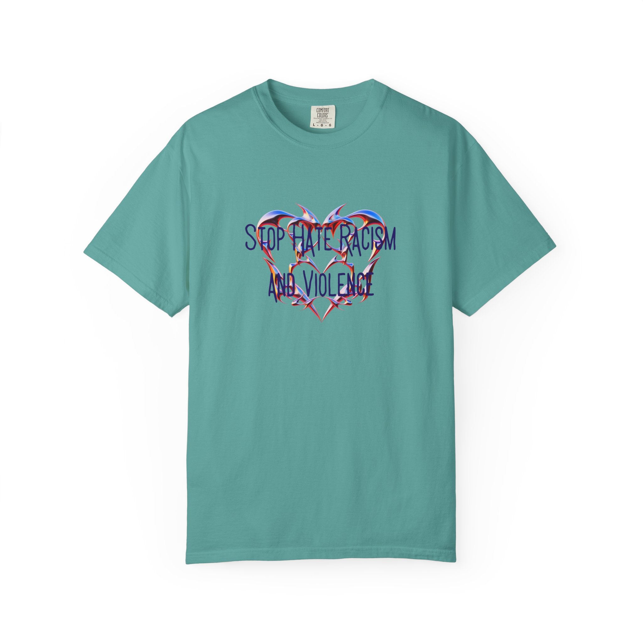 Stop the Racism and Violence Heart T-Shirt