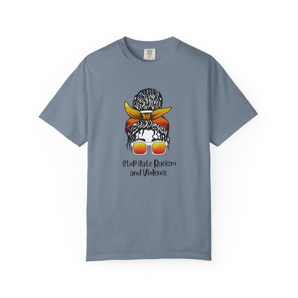 Stop Hate Racism and Violence T-Shirt — Empowering Anti-Racism Graphic Tee