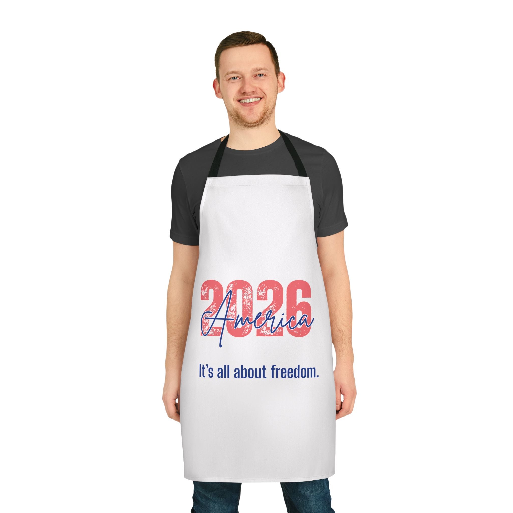 2026 America Freedom Apron – Patriotic Cooking & BBQ Apron