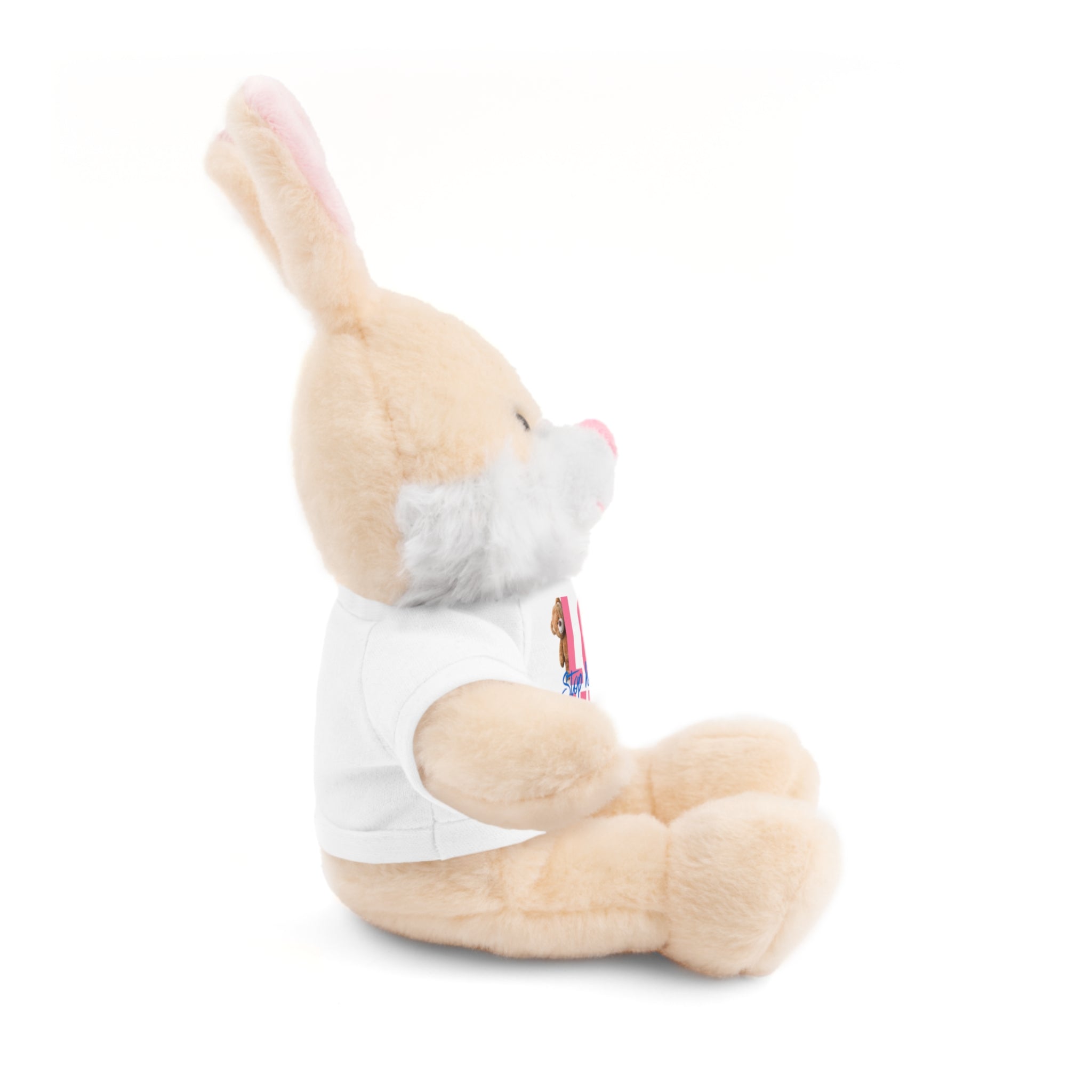 Love Teddy Bear with 'Love' Tee – Cute Plush Gift for Valentine’s Day