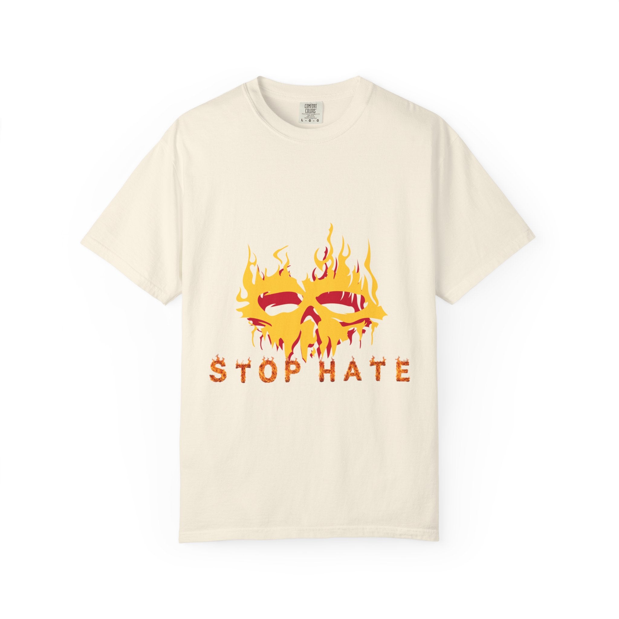 Stop Hate Flame Mask T-Shirt
