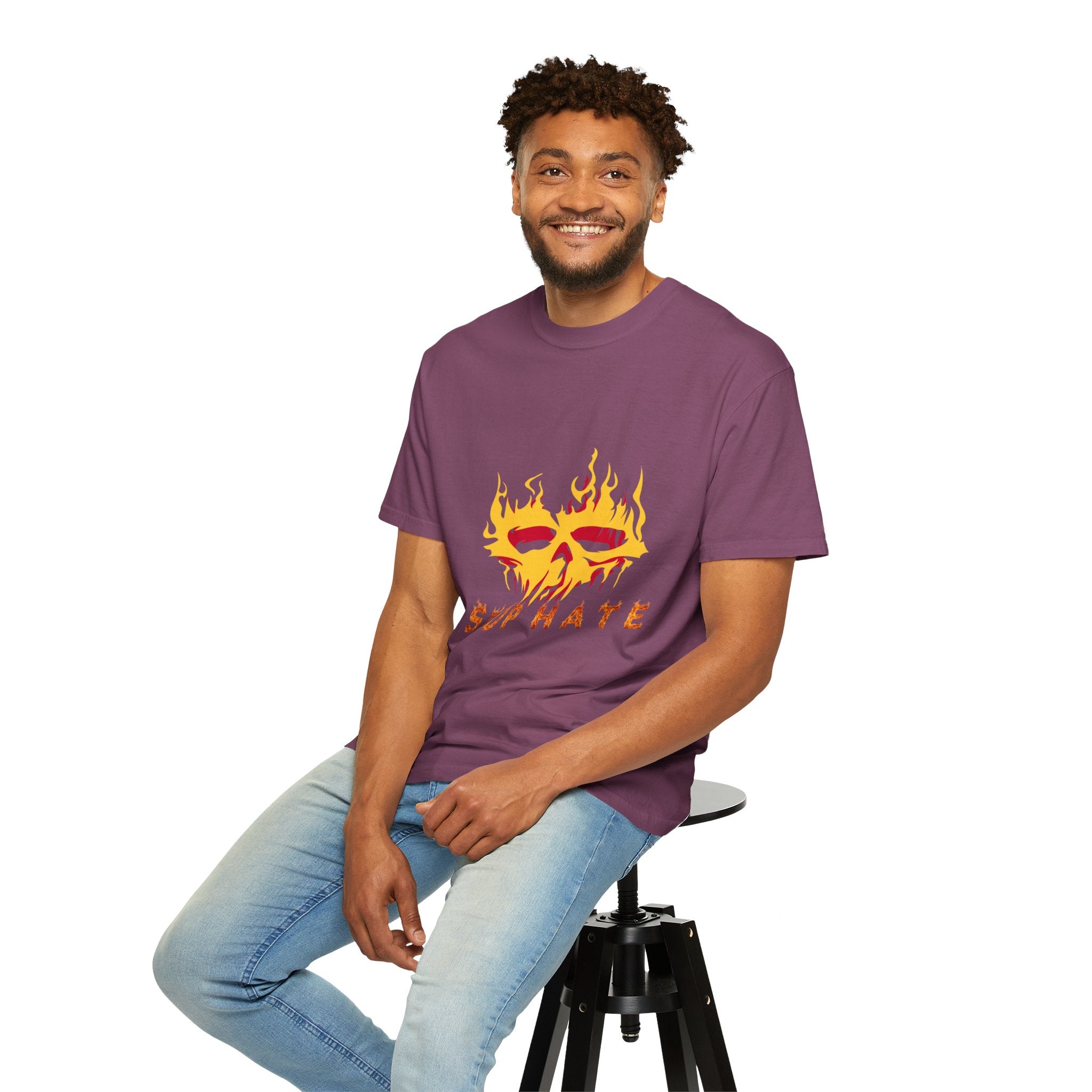 Stop Hate Flame Mask T-Shirt
