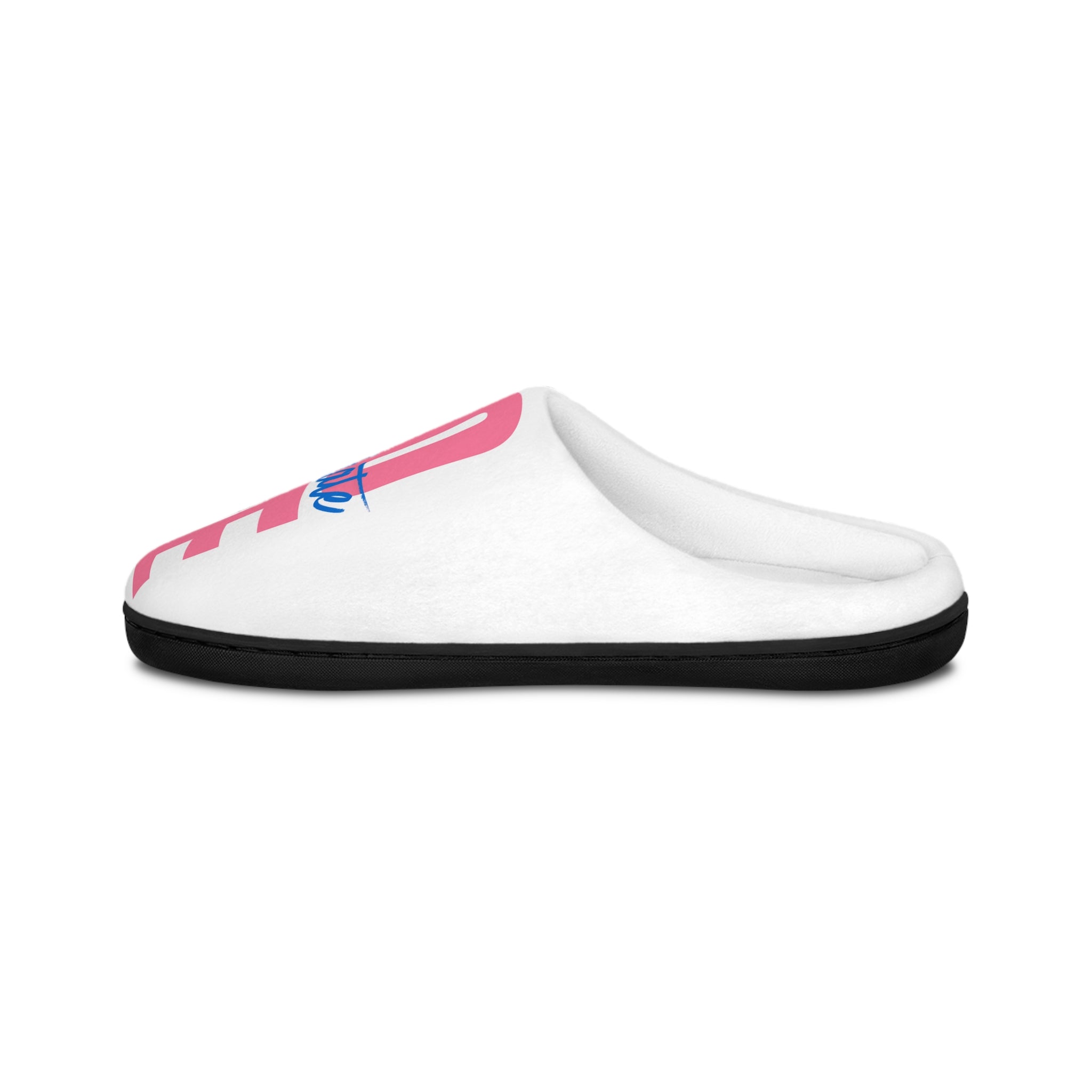Stop Hating Love Women's Indoor Slippers — Cute Teddy Graphic