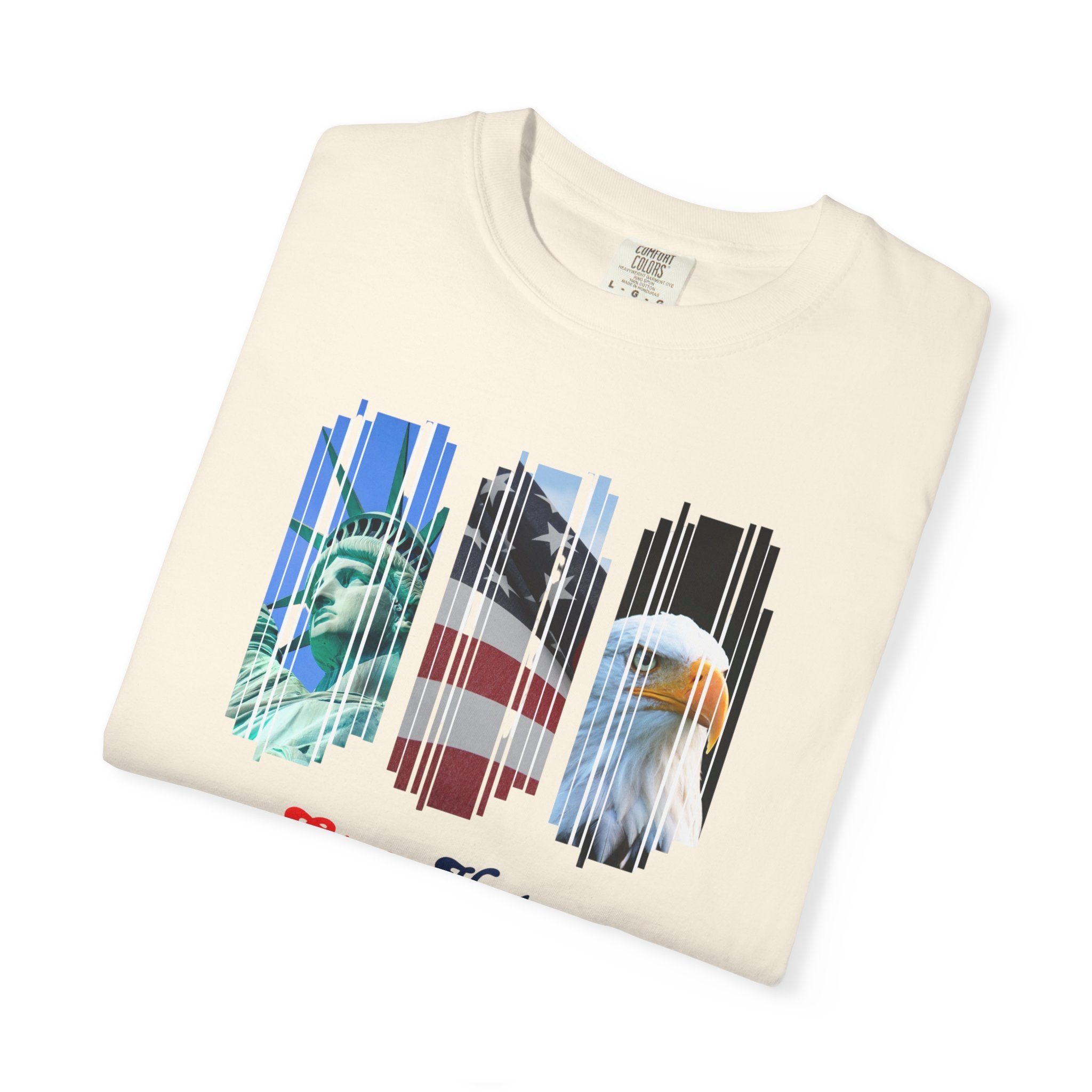 Patriotic 'Stop Hate Racism and Violence' T-Shirt