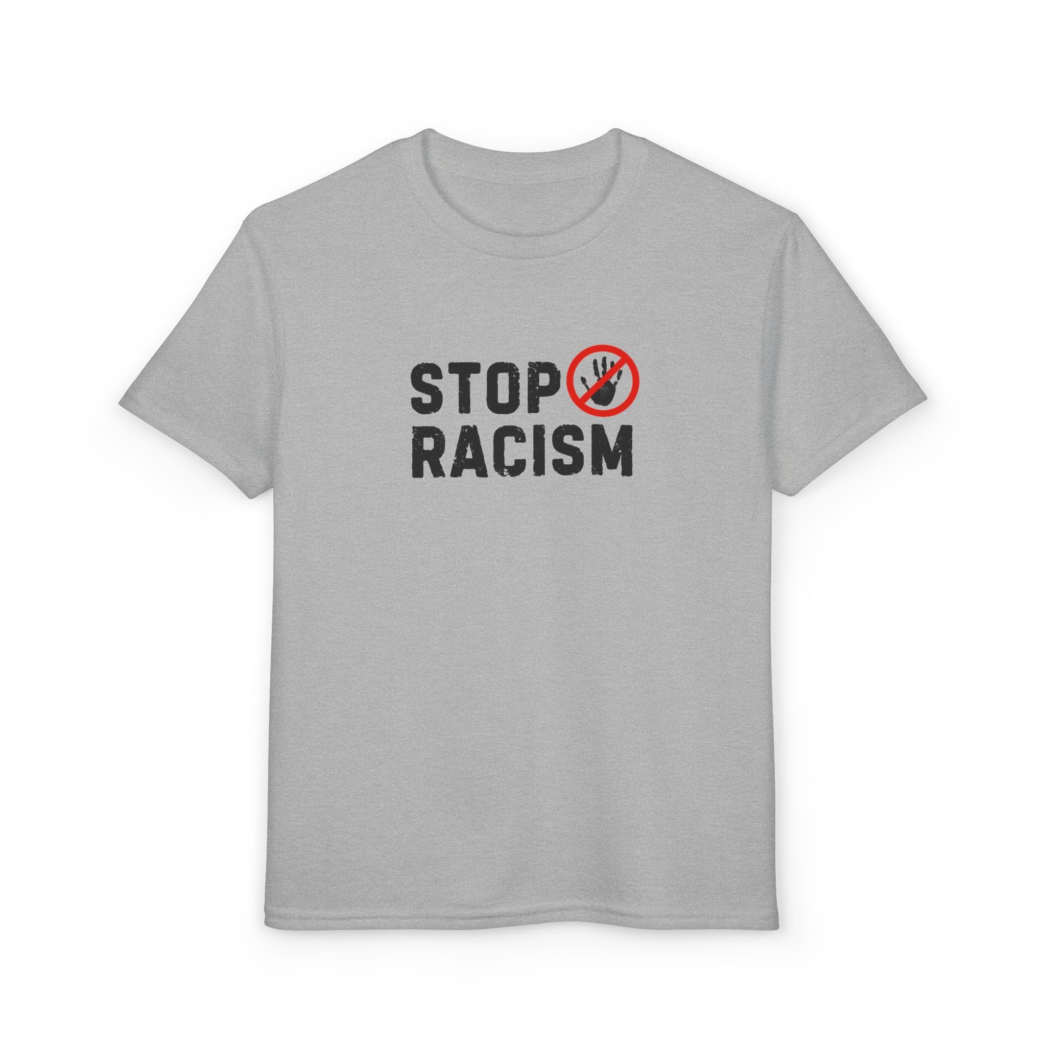 Youth T-Shirt — "Stop Racism" Anti-Racism Graphic Tee