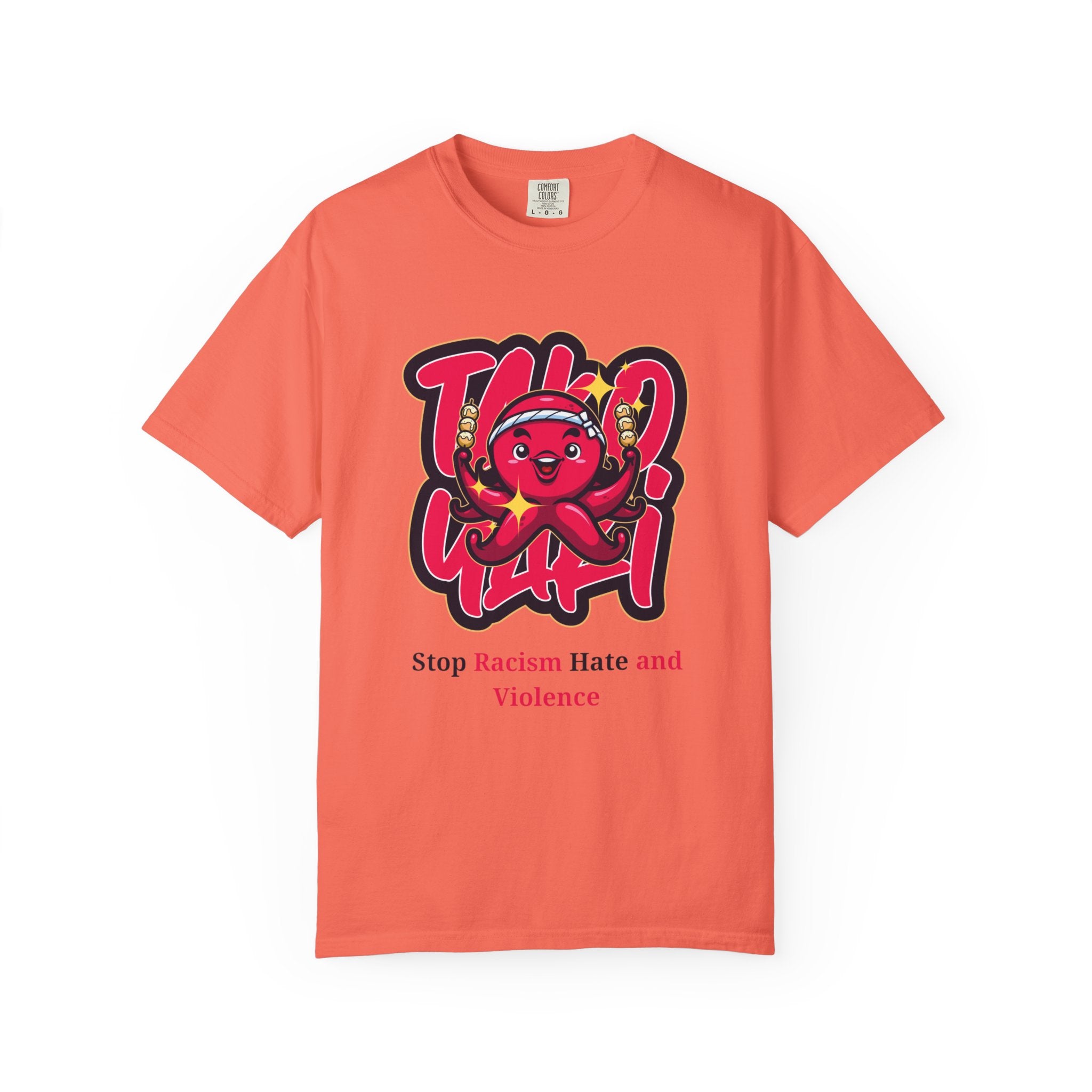 Stop Racism Octopus T-Shirt — Anti-Racism Message Tee