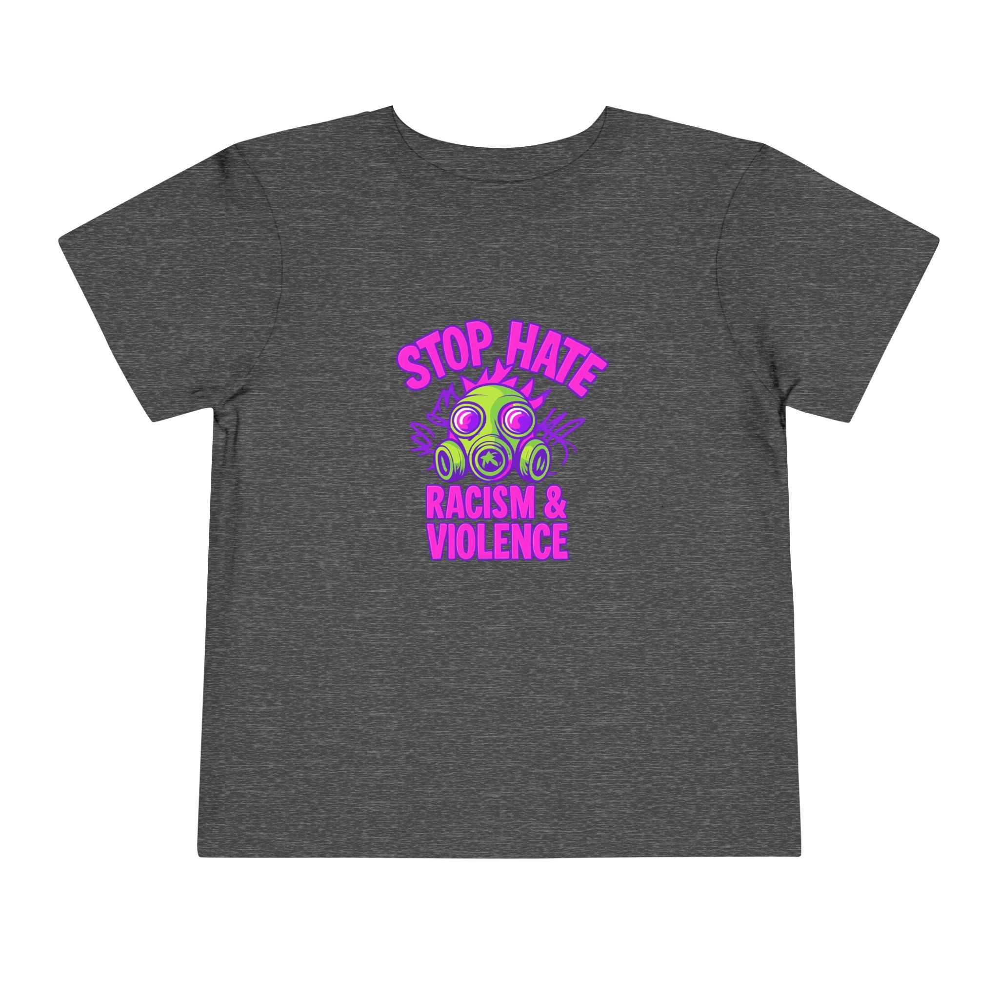 Stop Hate Toddler Tee – "Stop Hate Racism & Violence" Graphic