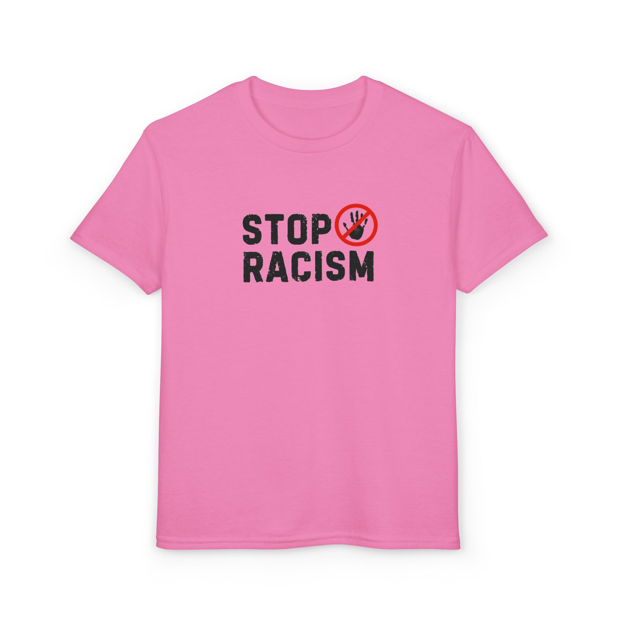 Youth T-Shirt — "Stop Racism" Anti-Racism Graphic Tee