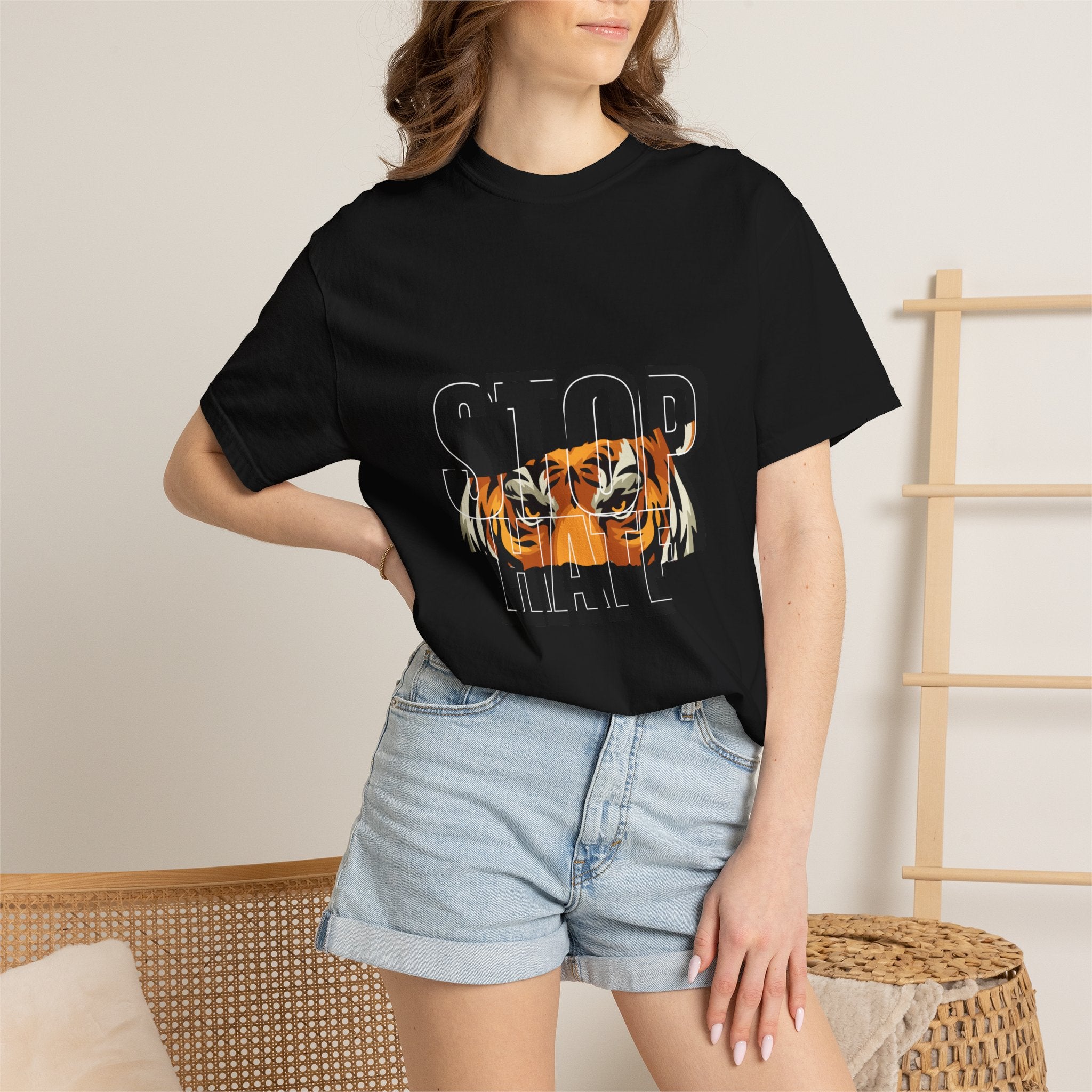 Stop Hate Tiger T-Shirt