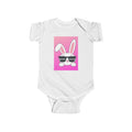 Baby Bodysuit - Pink Bunny 'Stop, Hatin' Sunglasses' Easter Onesie