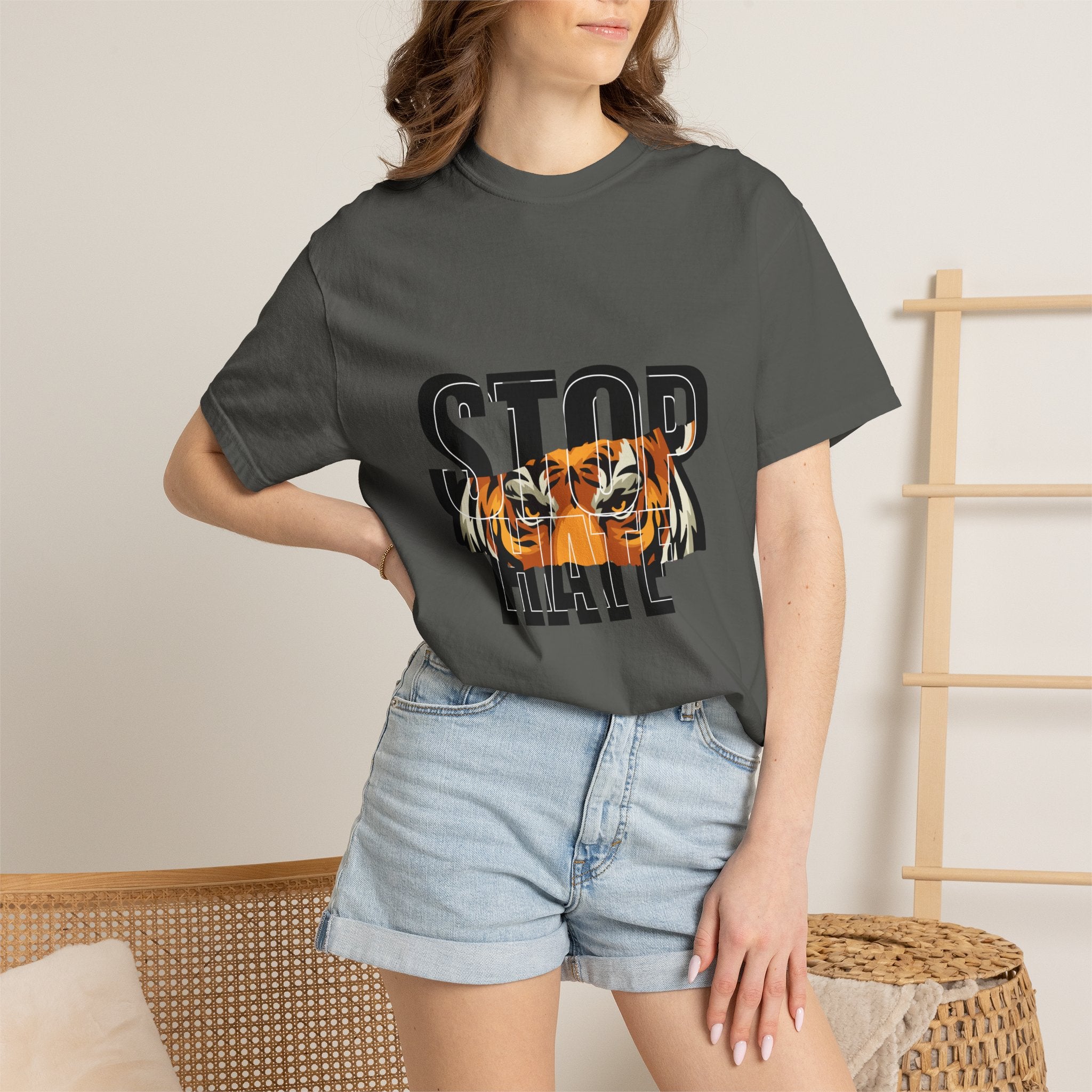 Stop Hate Tiger T-Shirt