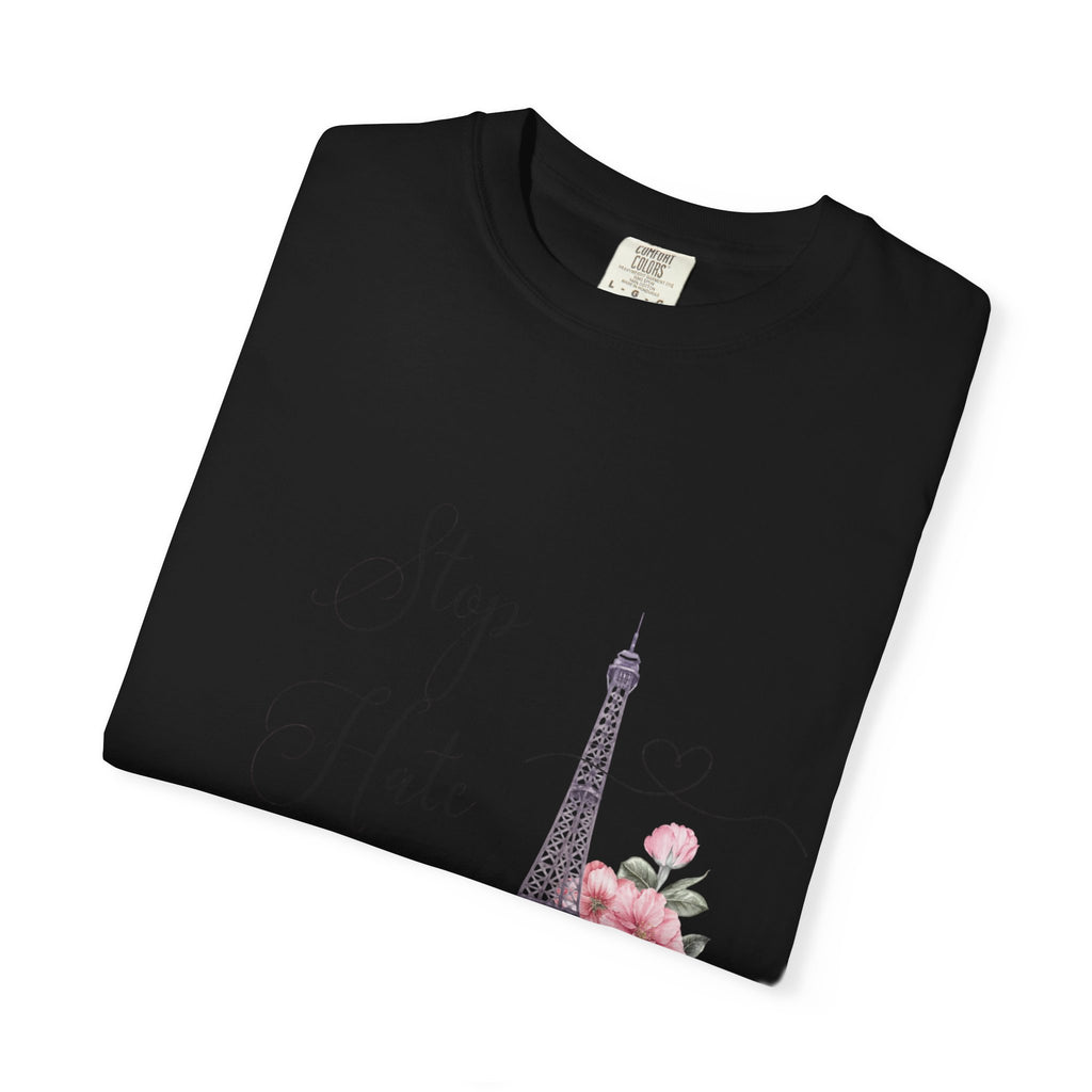 Paris Floral 'Stay Awhile' T-Shirt