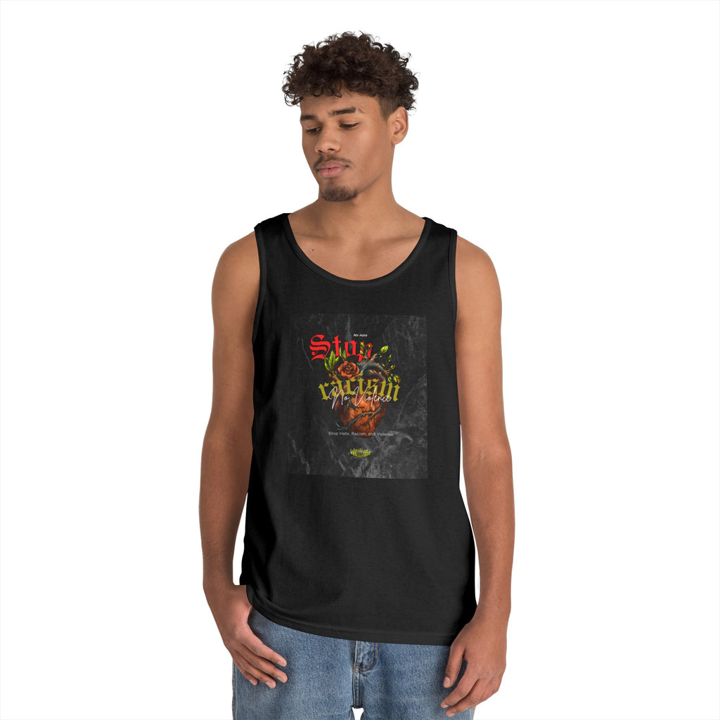Skull & Crown Graphic Tank Top — Vintage Gothic Streetwear