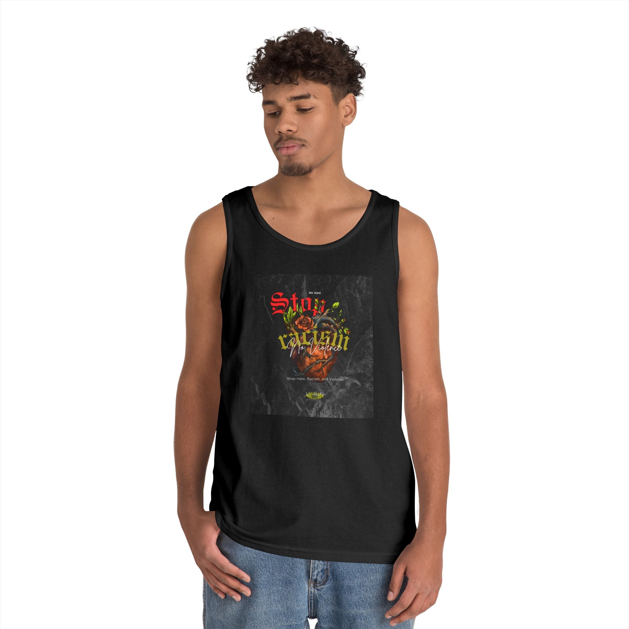 Skull & Crown Graphic Tank Top — Vintage Gothic Streetwear