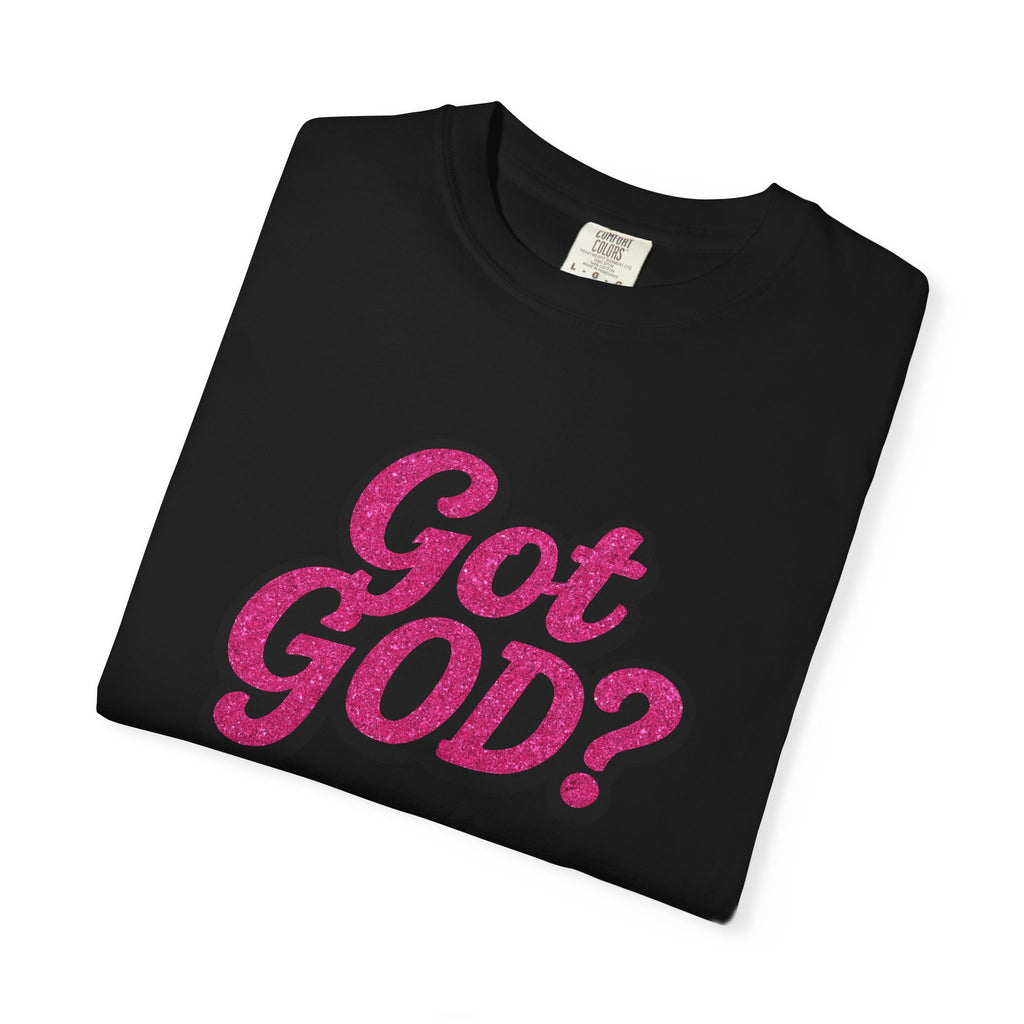 Got God? T-Shirt — Retro Bubble Letter Faith Tee