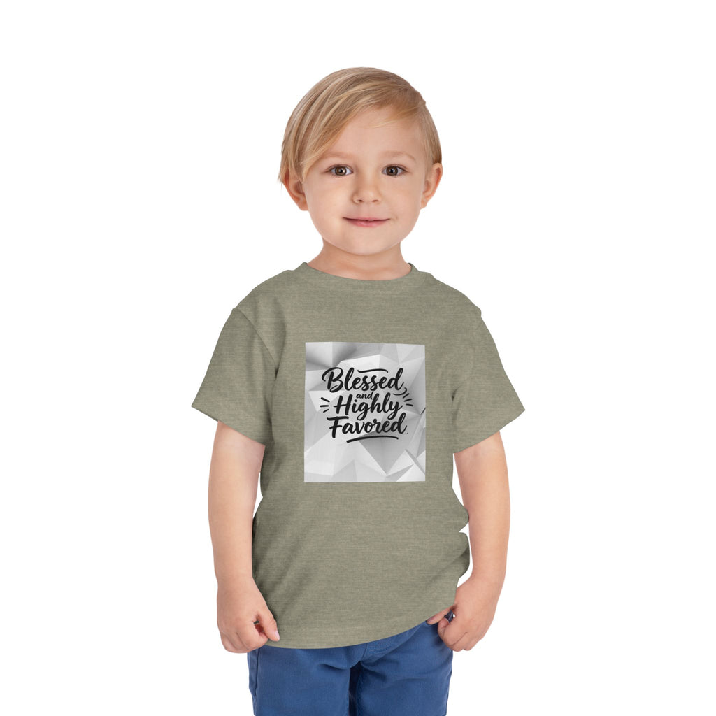 Blessed and Highly Favored Toddler Tee