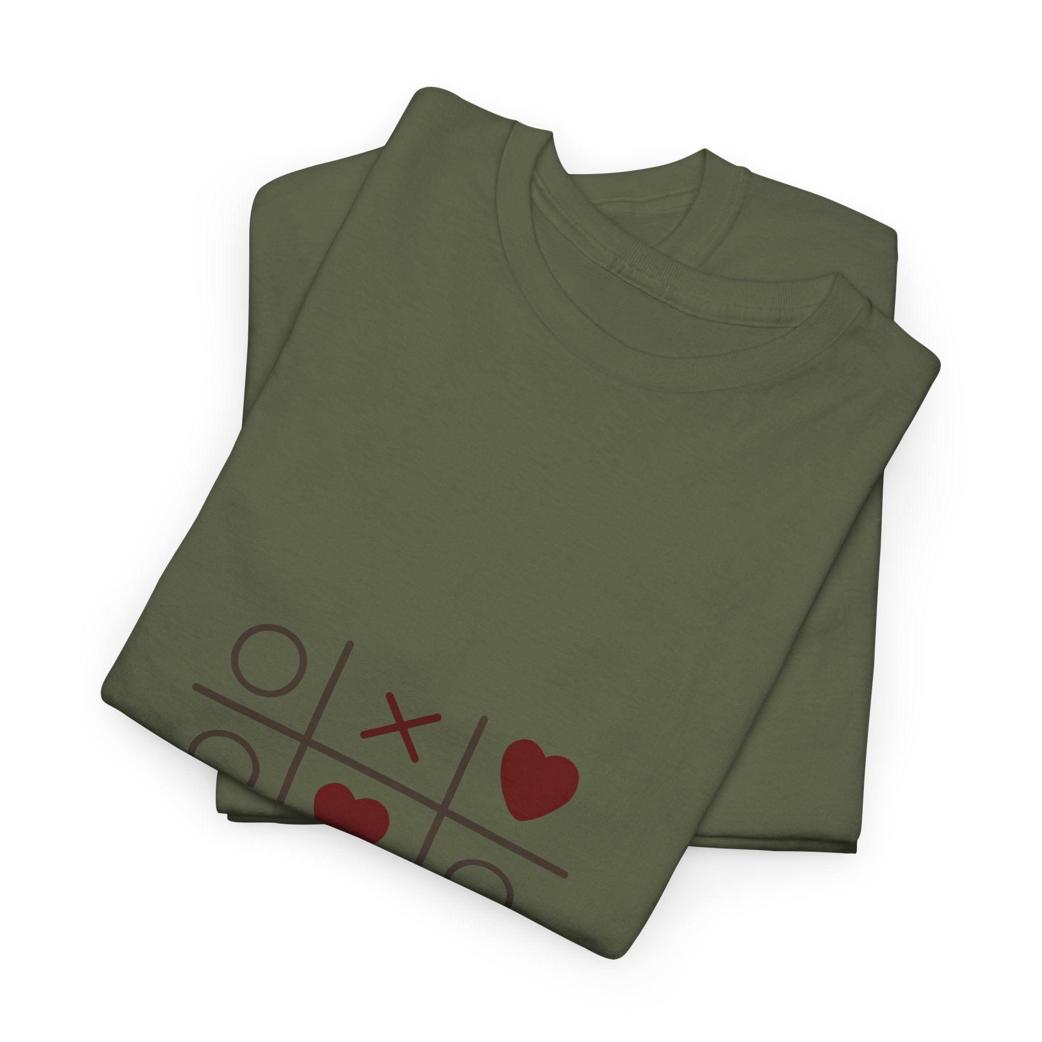 Tic Tac Toe Hearts T-Shirt — Cute Valentine’s Day Graphic Tee