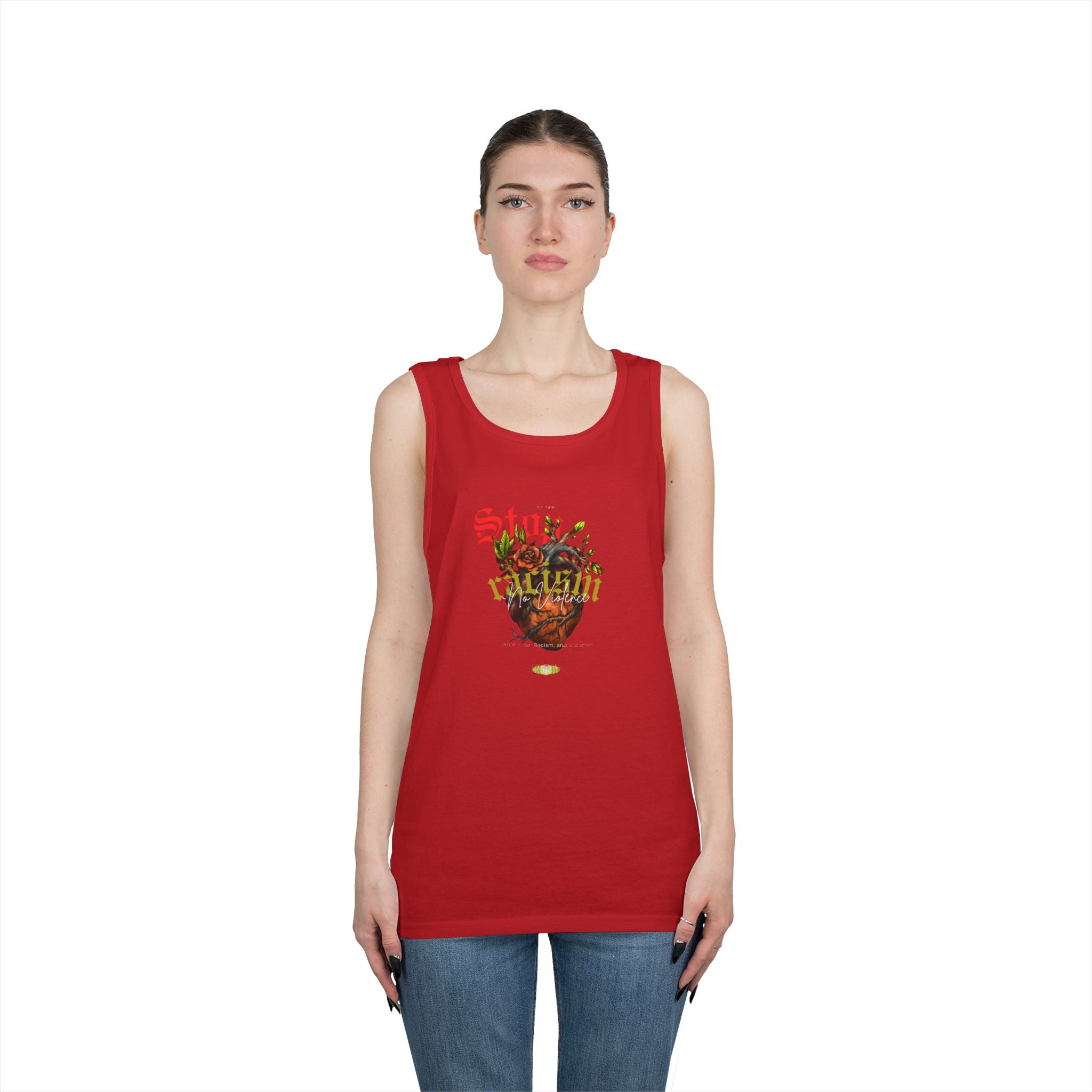 Sunlight Heart Graphic Tank Top