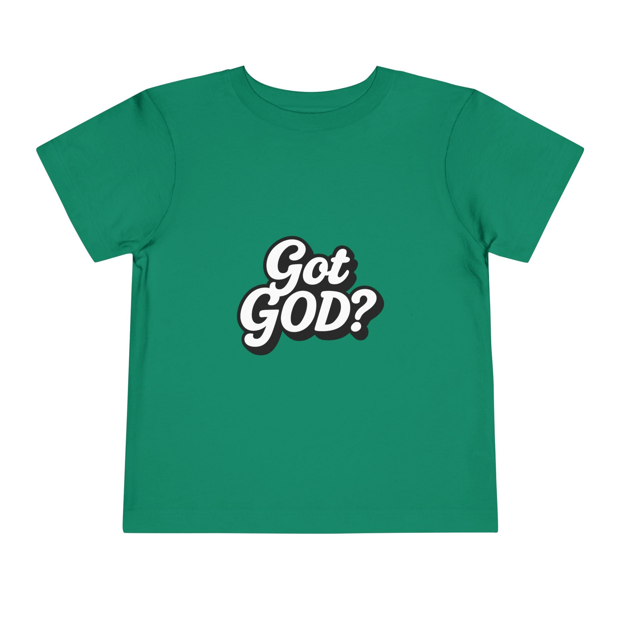 Toddler Tee — "Got GOD?" Christian Graphic Shirt for Kids