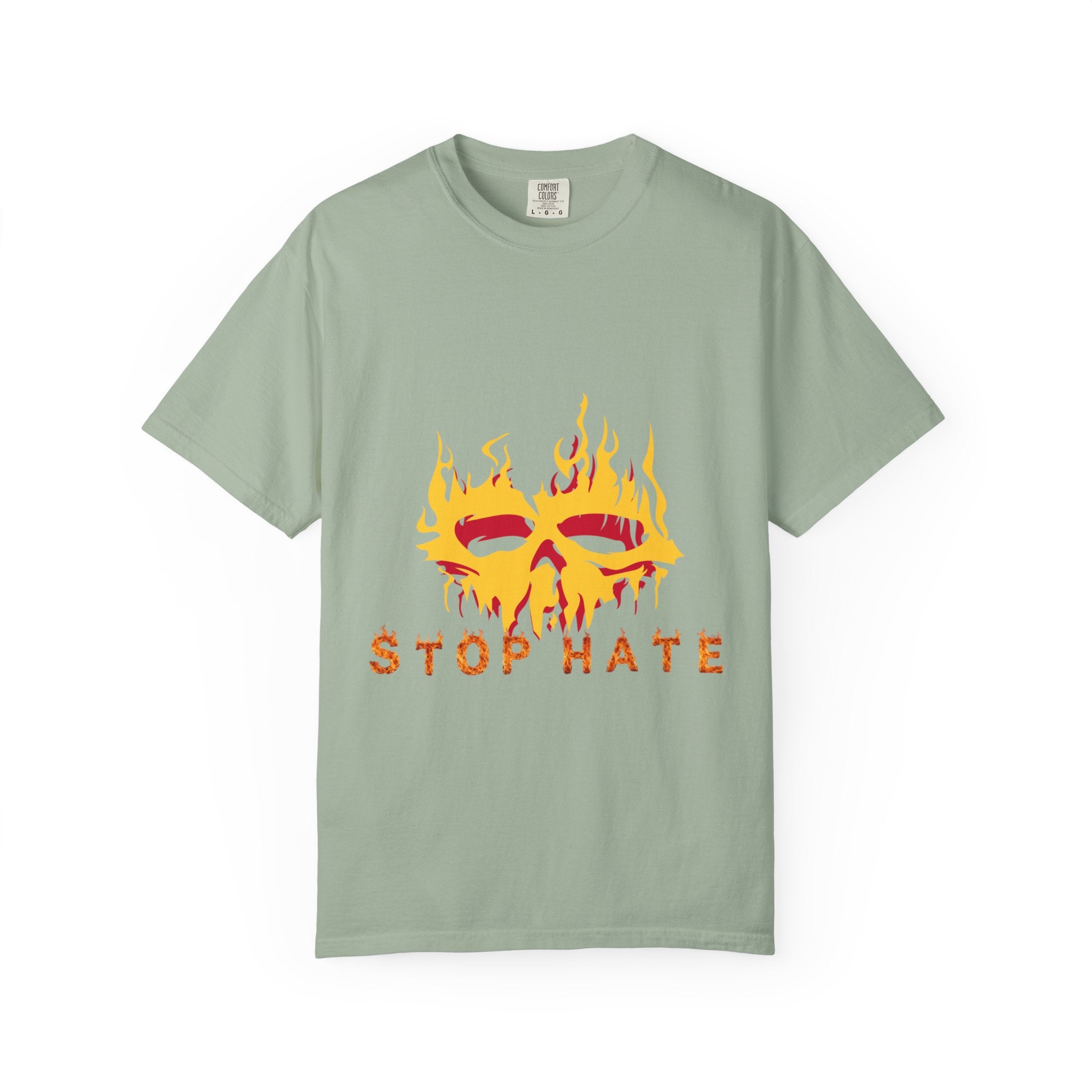 Stop Hate Flame Mask T-Shirt