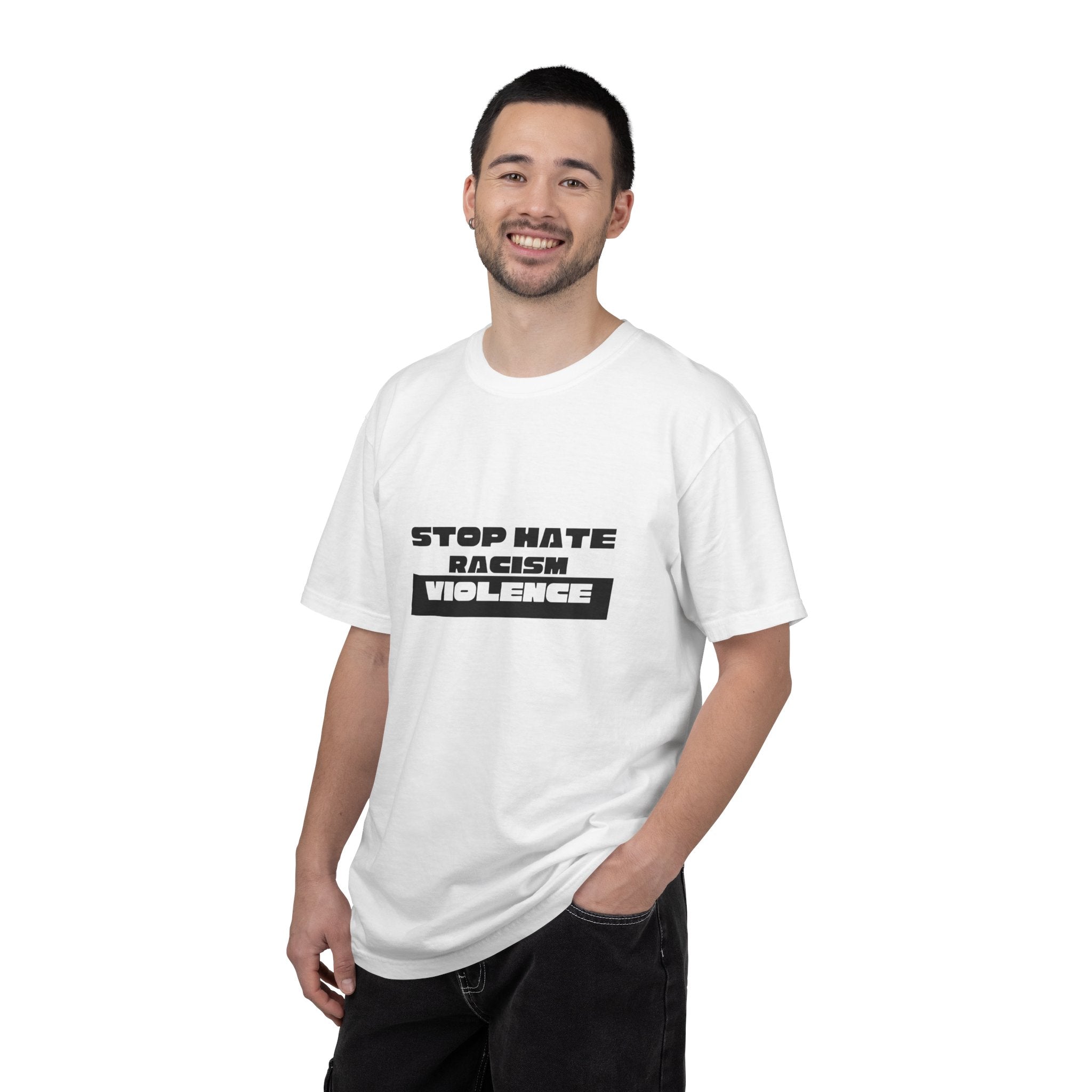 T-Shirt — "Stop Hate Racism Violence" Solidarity Tee
