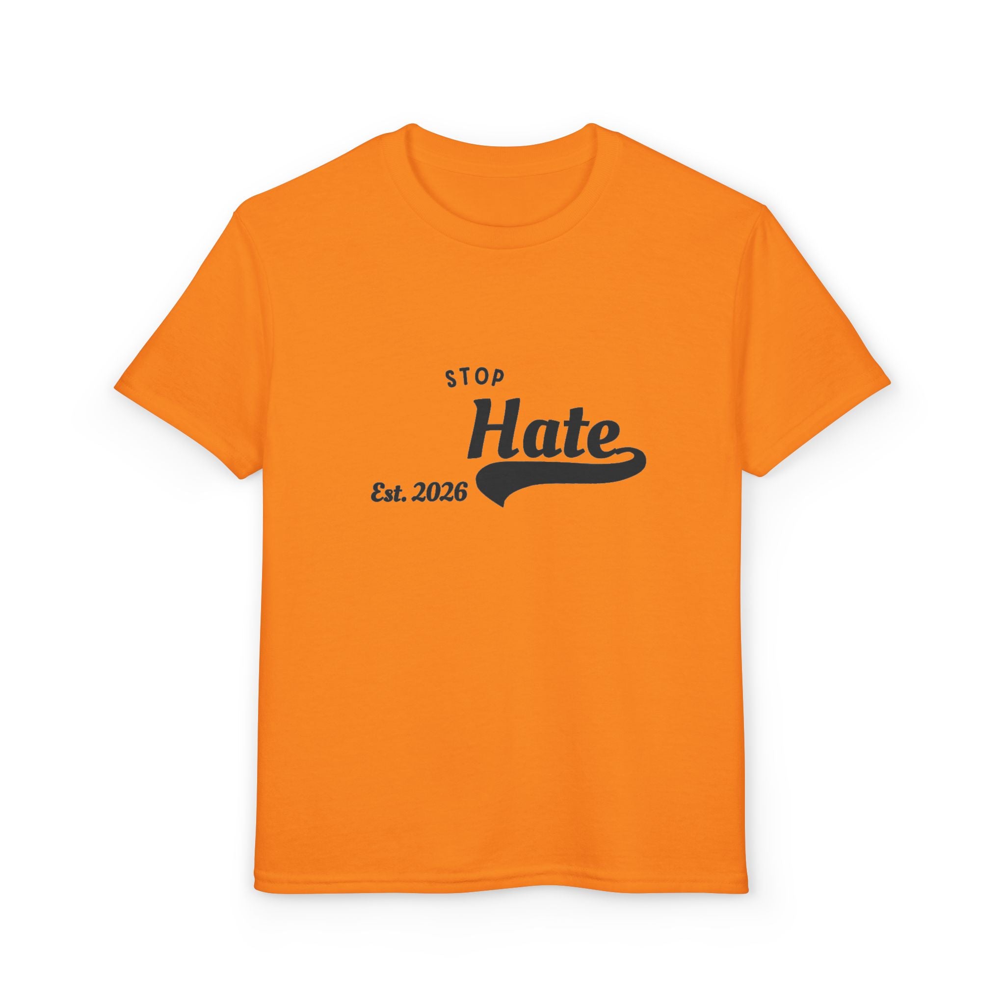 Youth T-Shirt — "Stop Hate Est. 2020" Graphic Tee