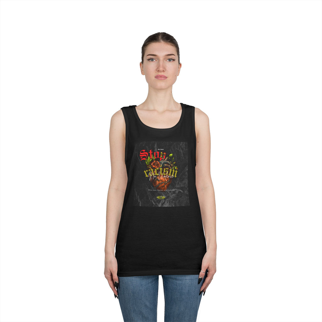 Skull & Crown Graphic Tank Top — Vintage Gothic Streetwear