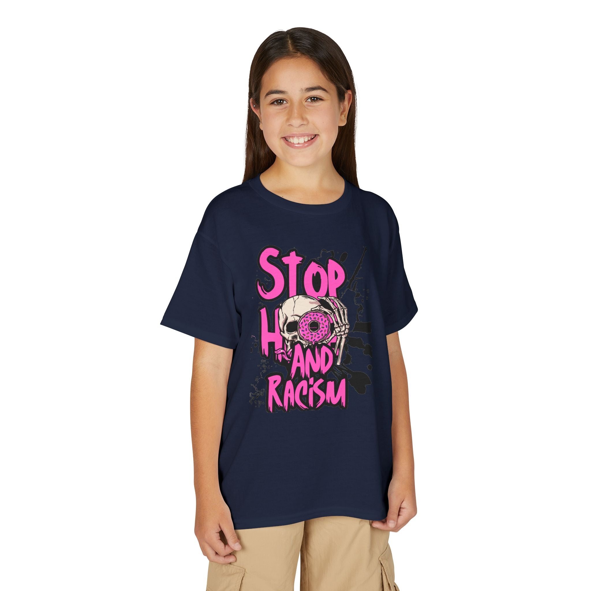 Stop Hate and Racism Youth T-Shirt