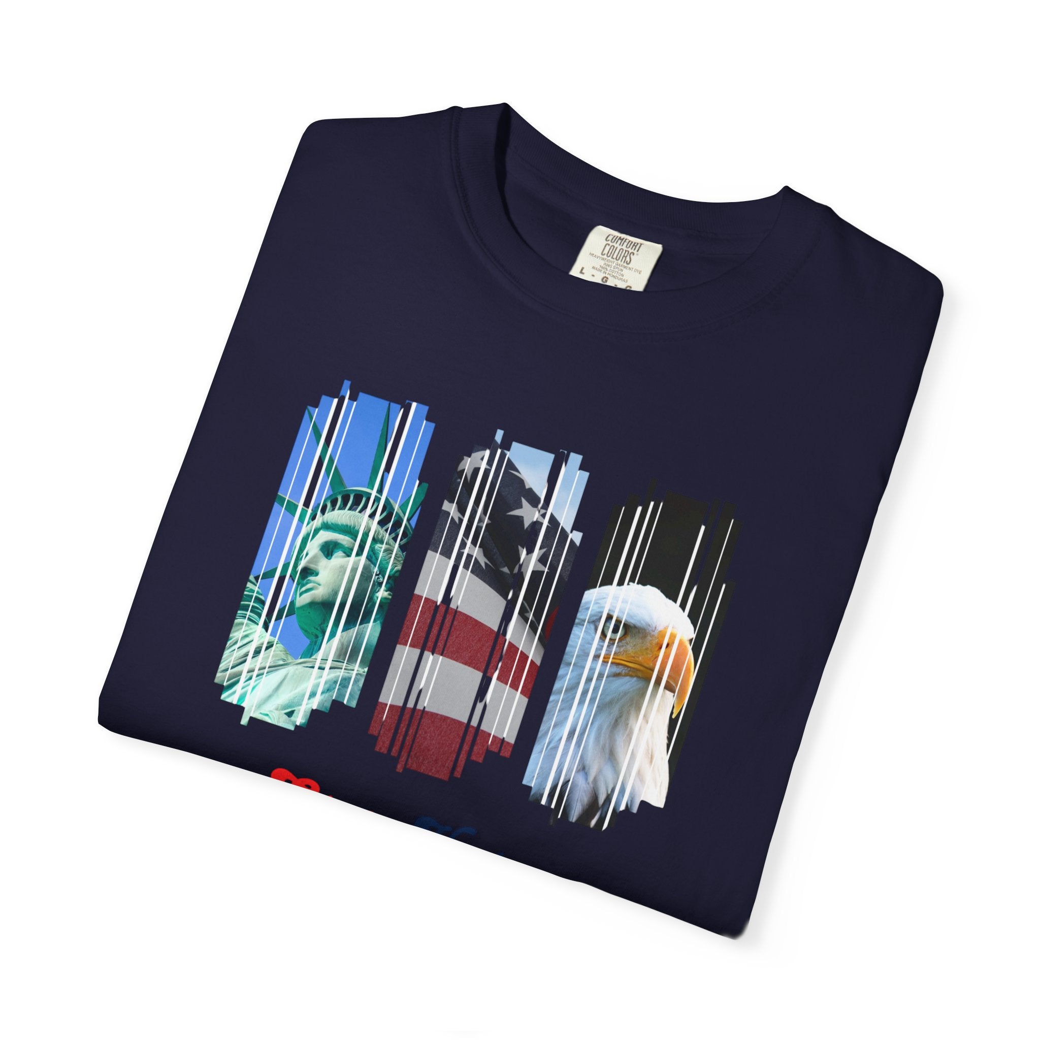 Patriotic 'Stop Hate Racism and Violence' T-Shirt