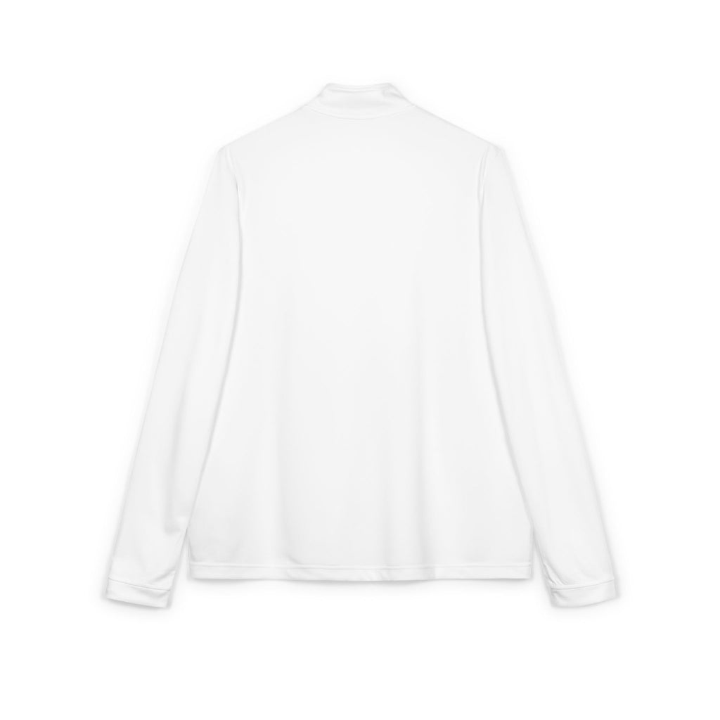 Embroidered adidas Quarter-Zip Pullover — Minimal Logo Performance Top