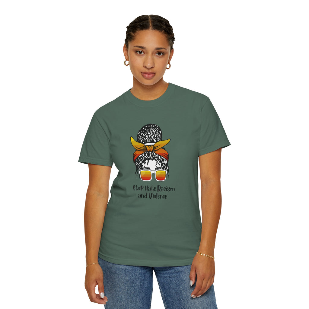 Stop Hate Racism and Violence T-Shirt — Empowering Anti-Racism Graphic Tee